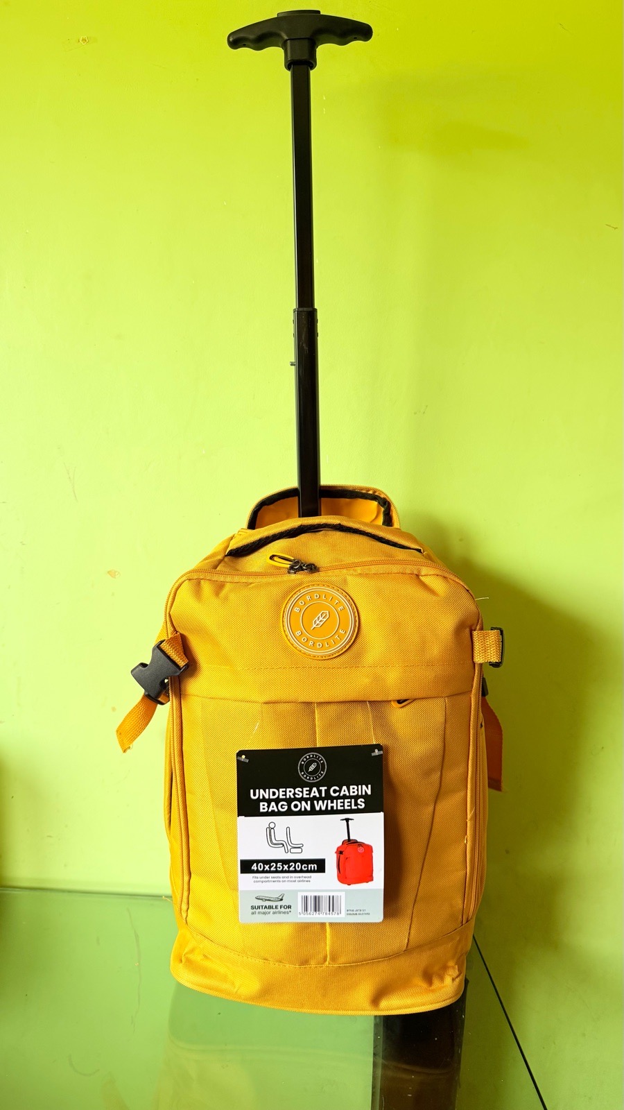 40x25x20cm Suitcase Trolley Holdall Travel Bag