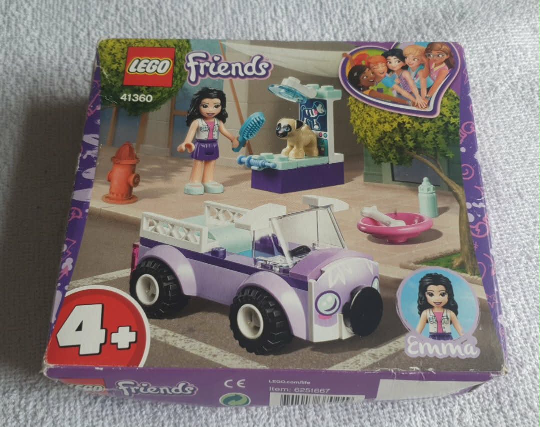 Boxed & Complete Lego Friends 41360 Emma's Mobile Vet Clinic Playset Toy. Age 4 years +