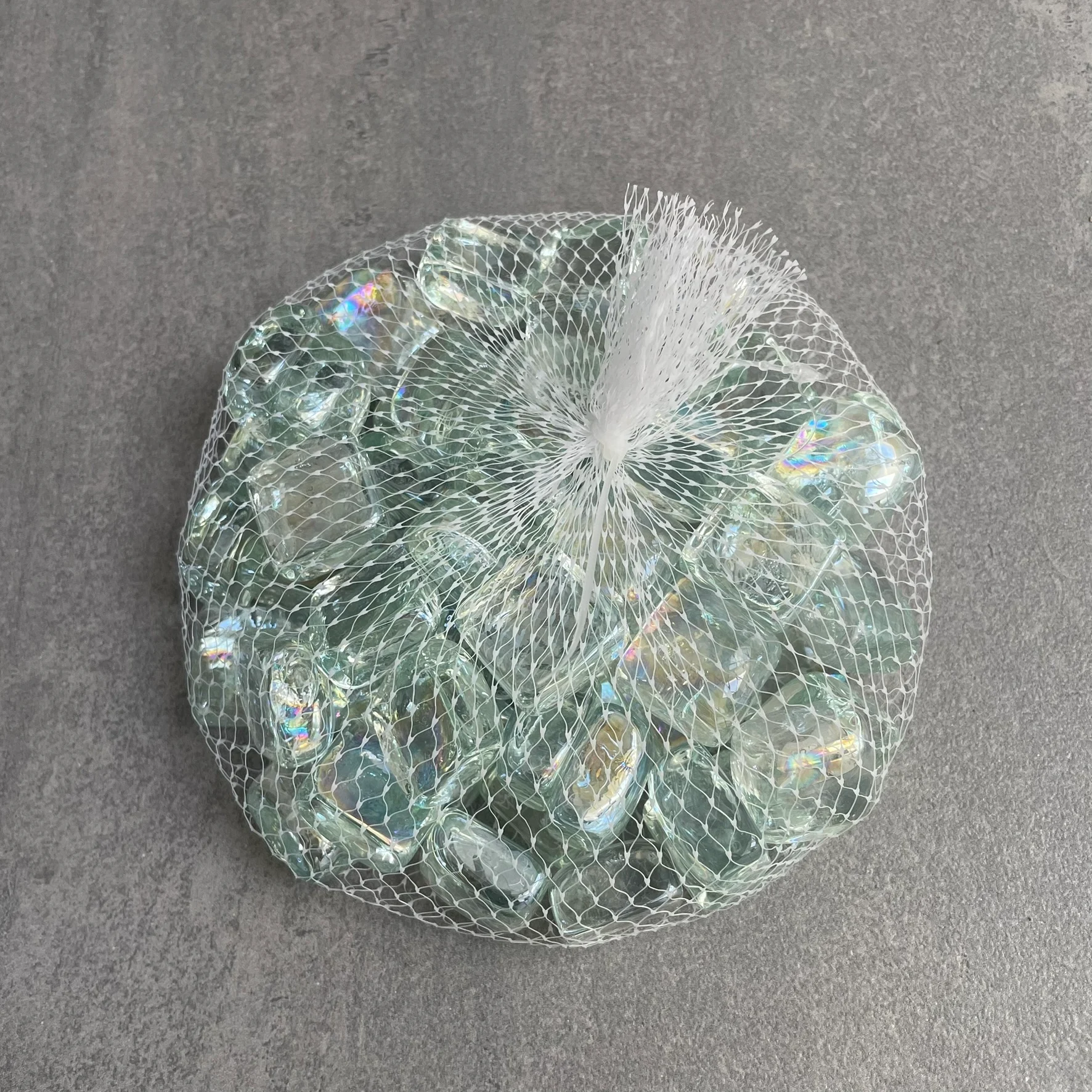 1kg Clear Decorative Glass Squares Cubes Pebbles Stones Table Decoration Square Cube Shape