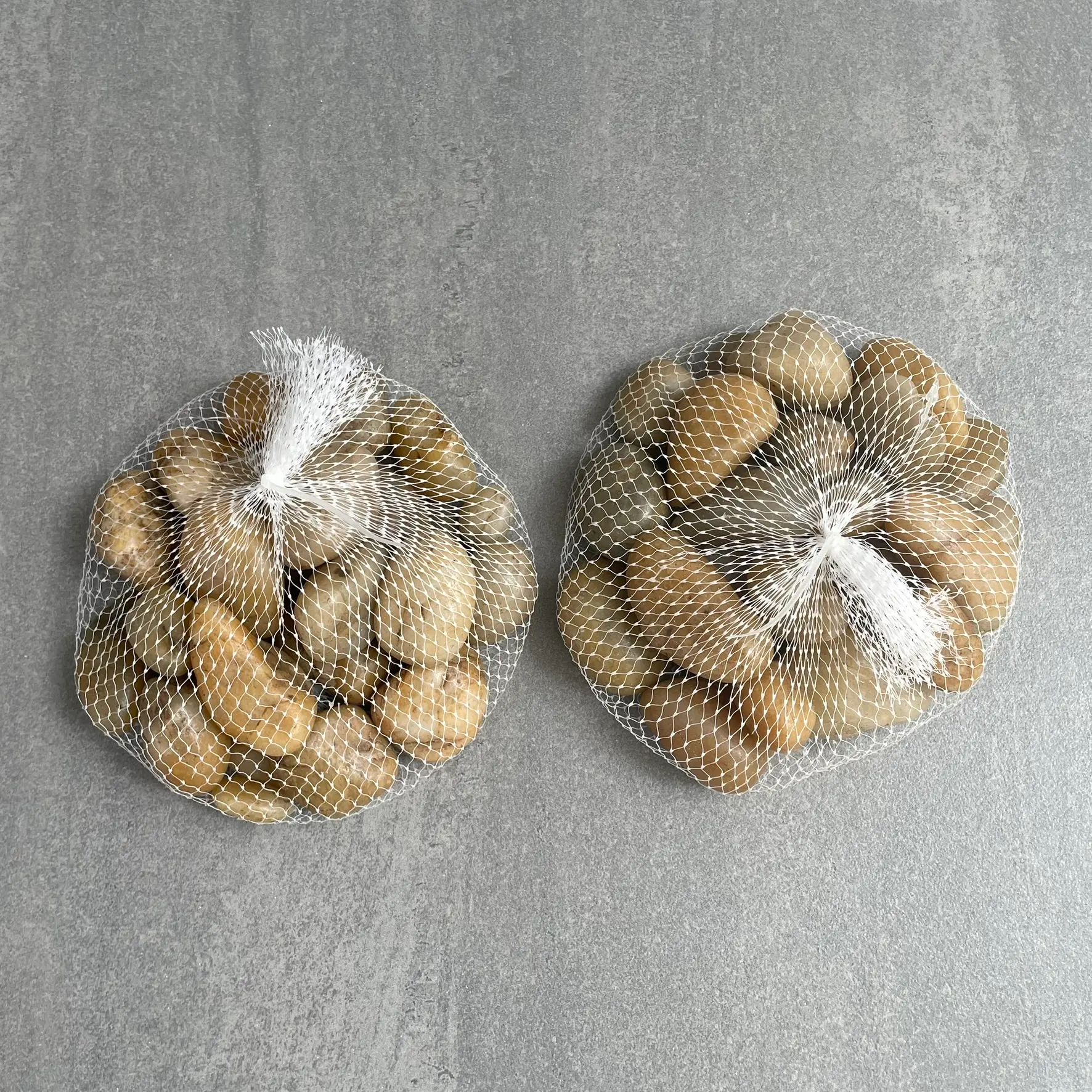 2 bags of 1kg Large Golden Brown Stones (2kg)