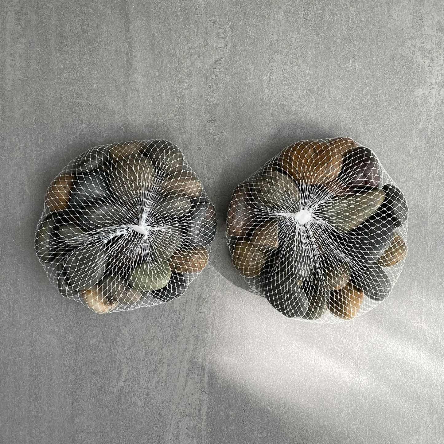 2 bags of 1kg Large Brown Stones (2kg)