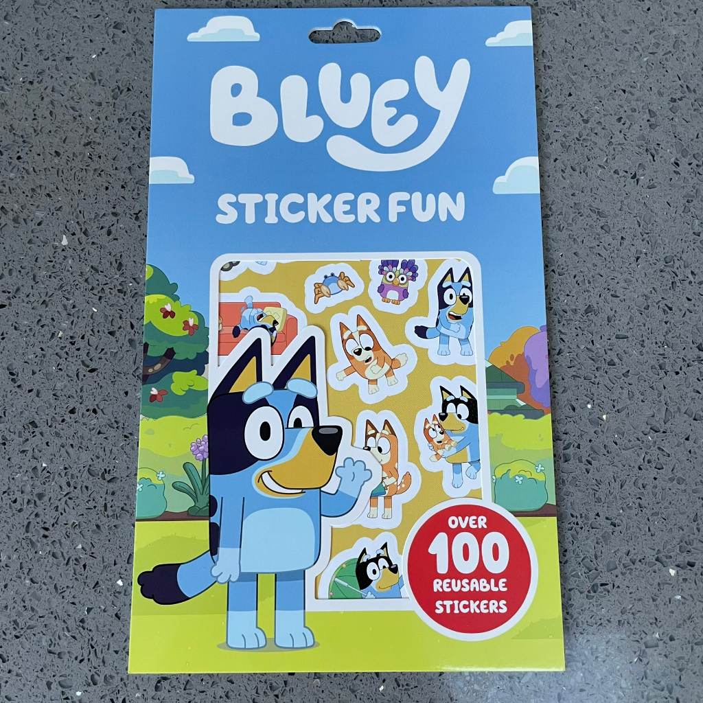 Bluey Stickers Child Childrens Sticker Sheet Activity Book