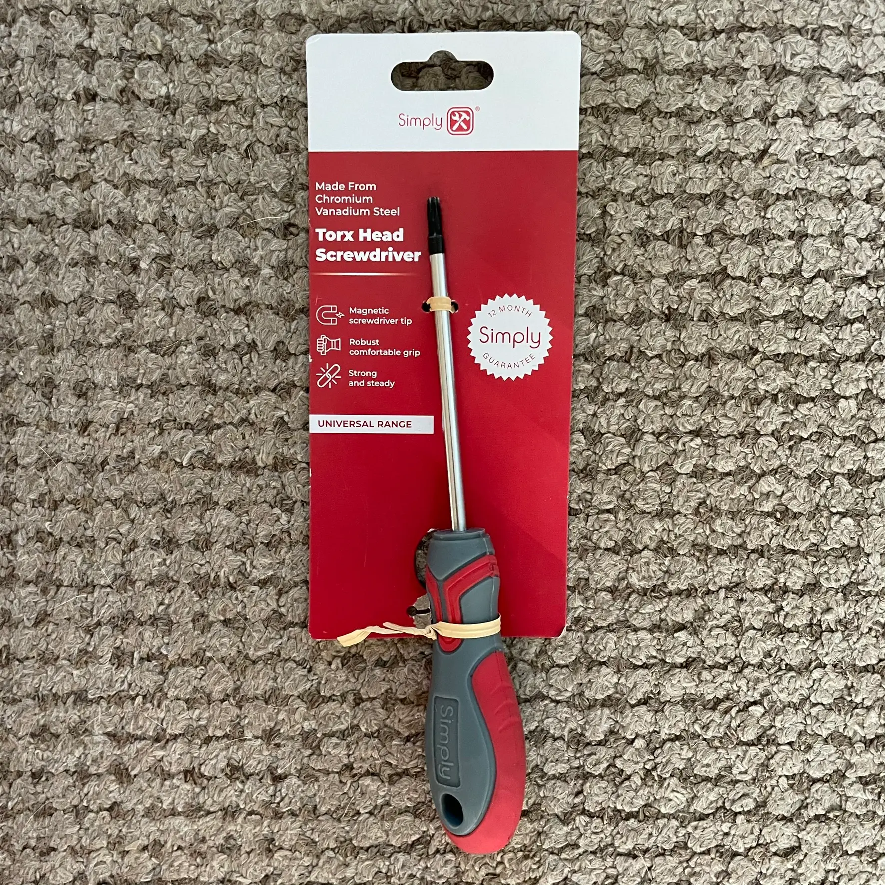 T20 Torx Head Screwdriver with Greater Strength and Durability Soft Extra Grip
