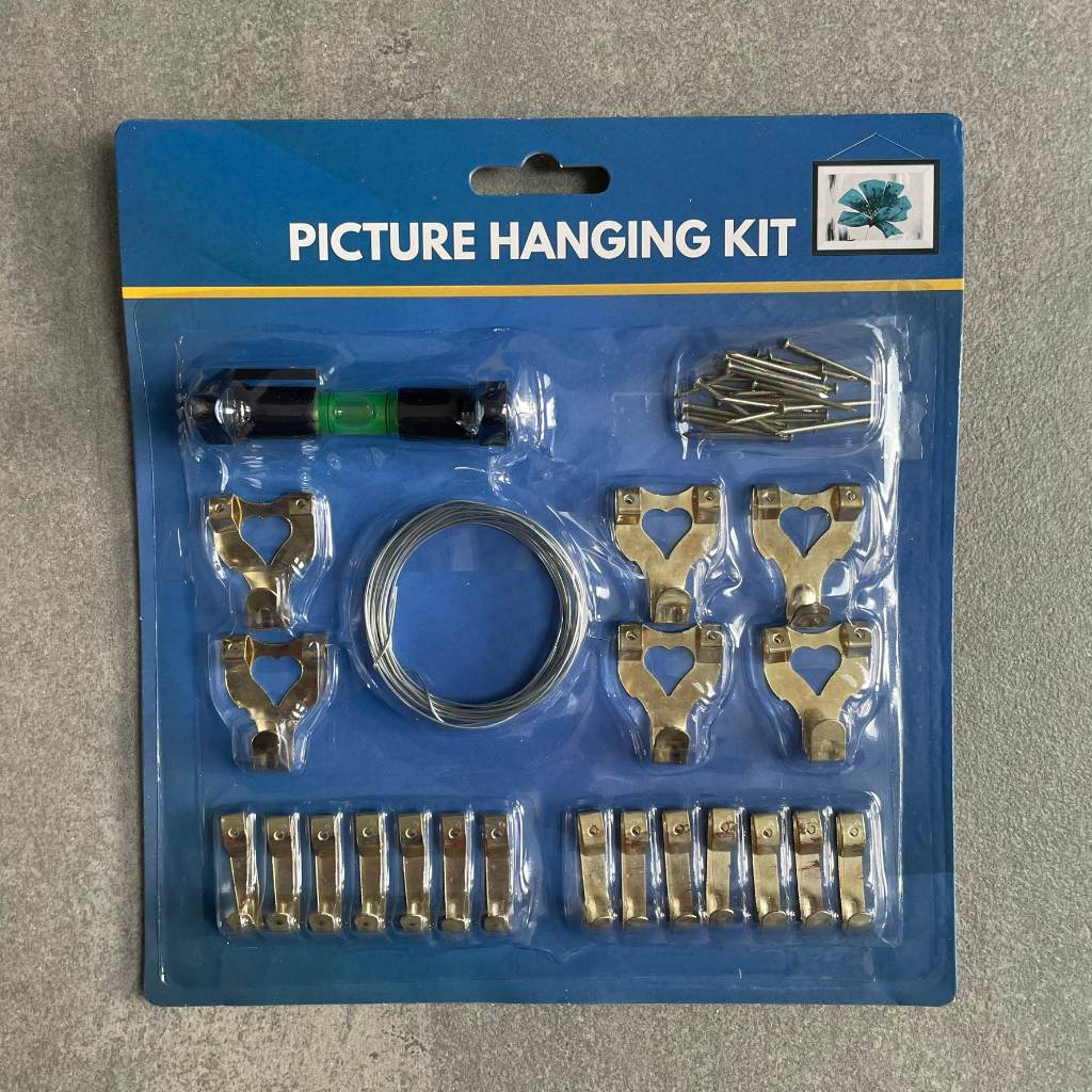 Picture Hanging Kit Set for wall art etc