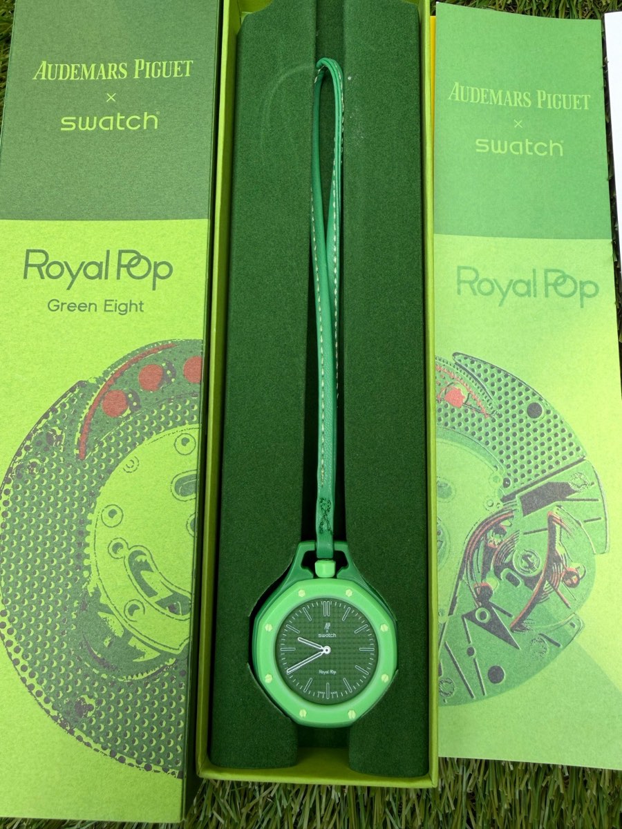 Swatch Green Pocket Watch