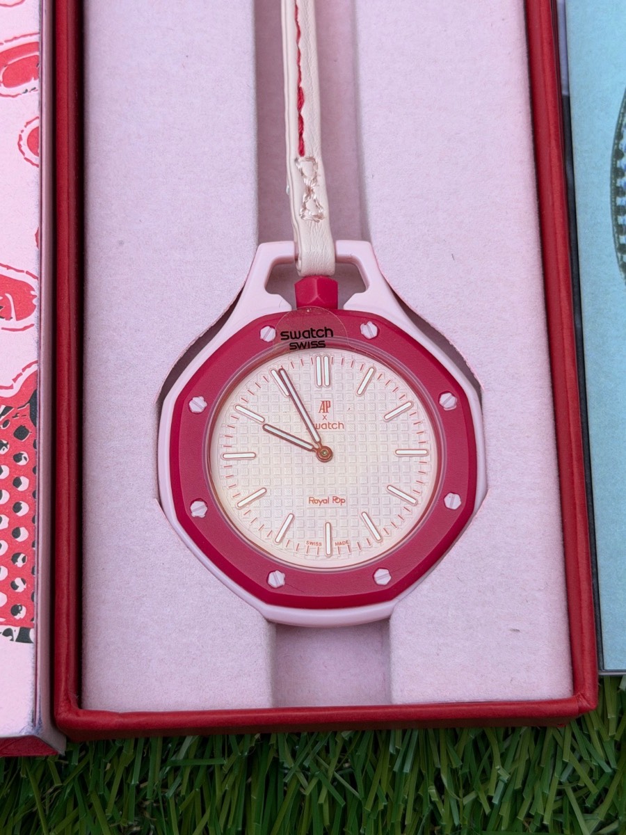 Swatch Pink Pocket Watch