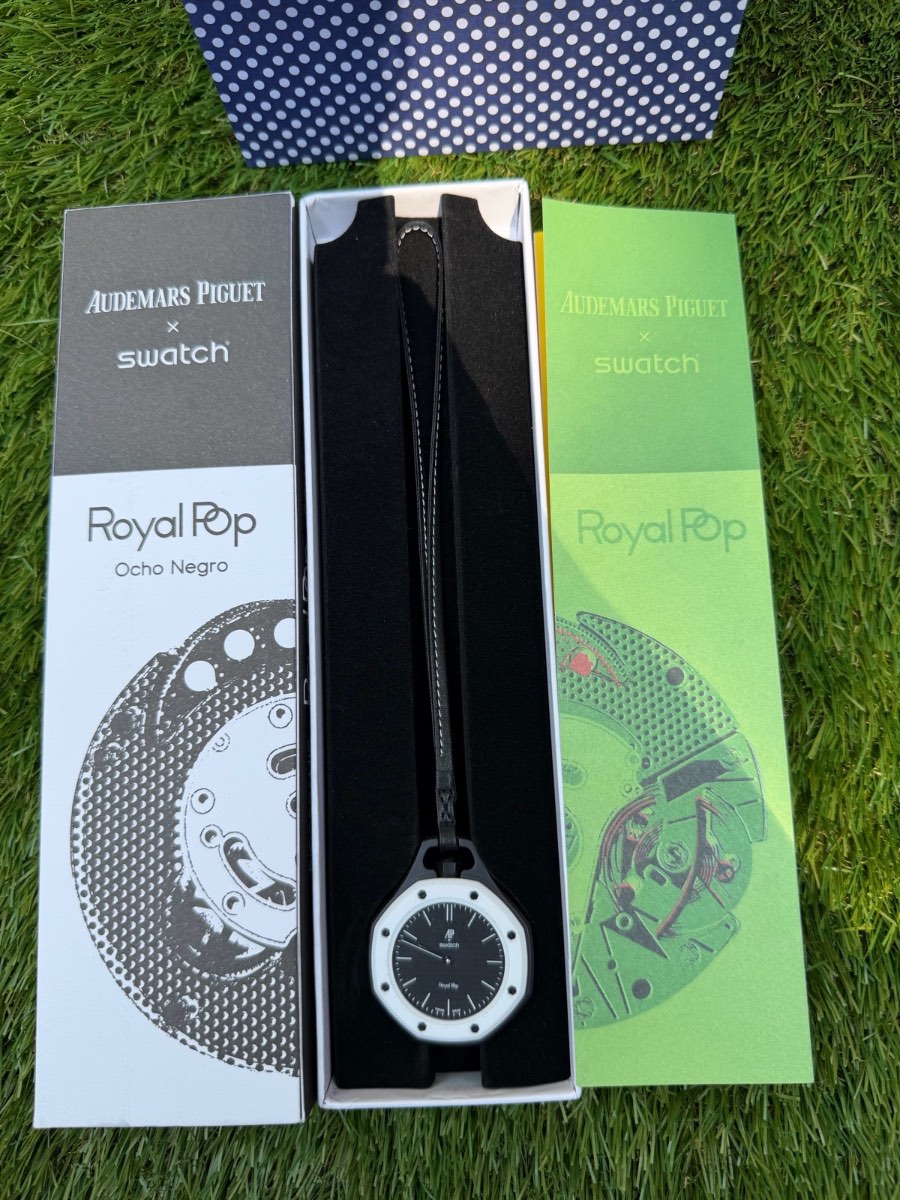 Swatch Black Pocket Watch