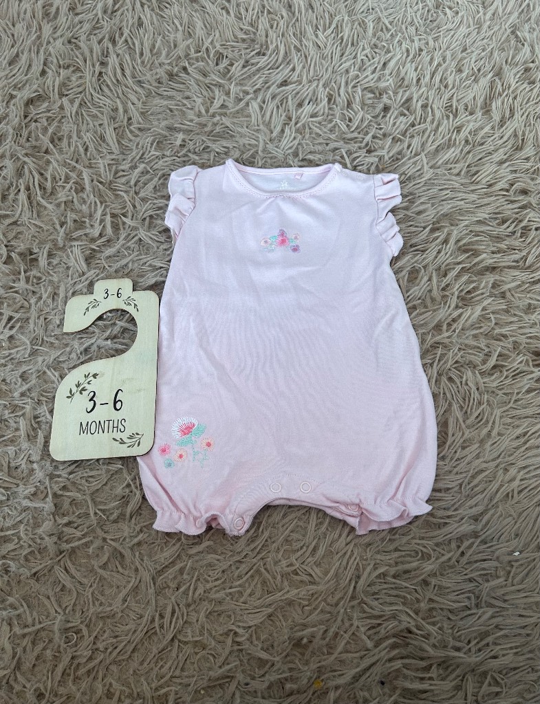 Next pink romper