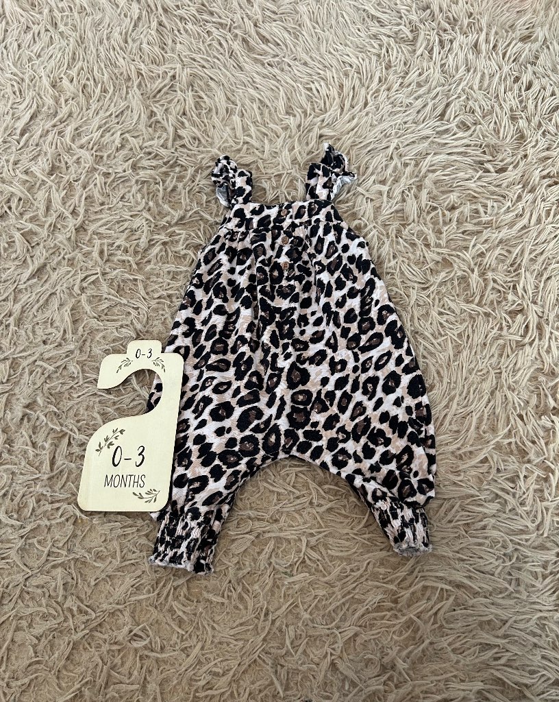 Next leopard print dungarees