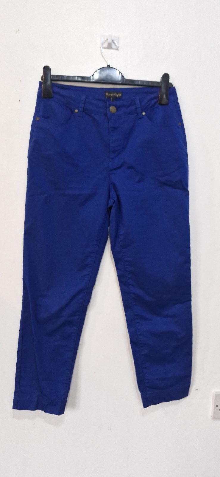 Phase eight ladies size 12 blue straight leg trousers excellent condition