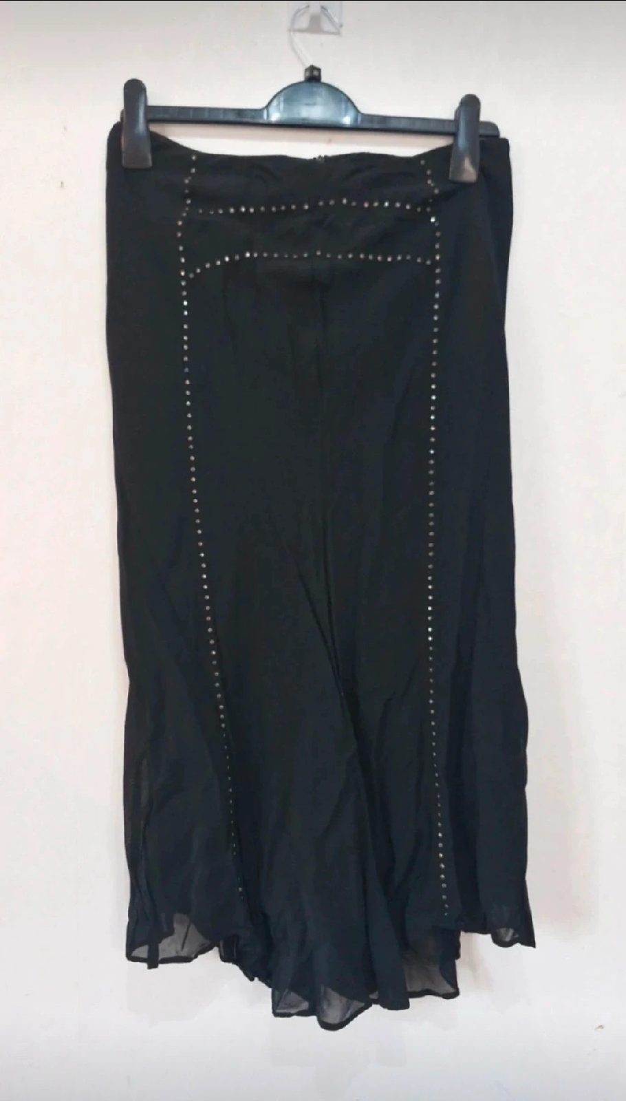 Wallis ladies size 12 black skirt long length