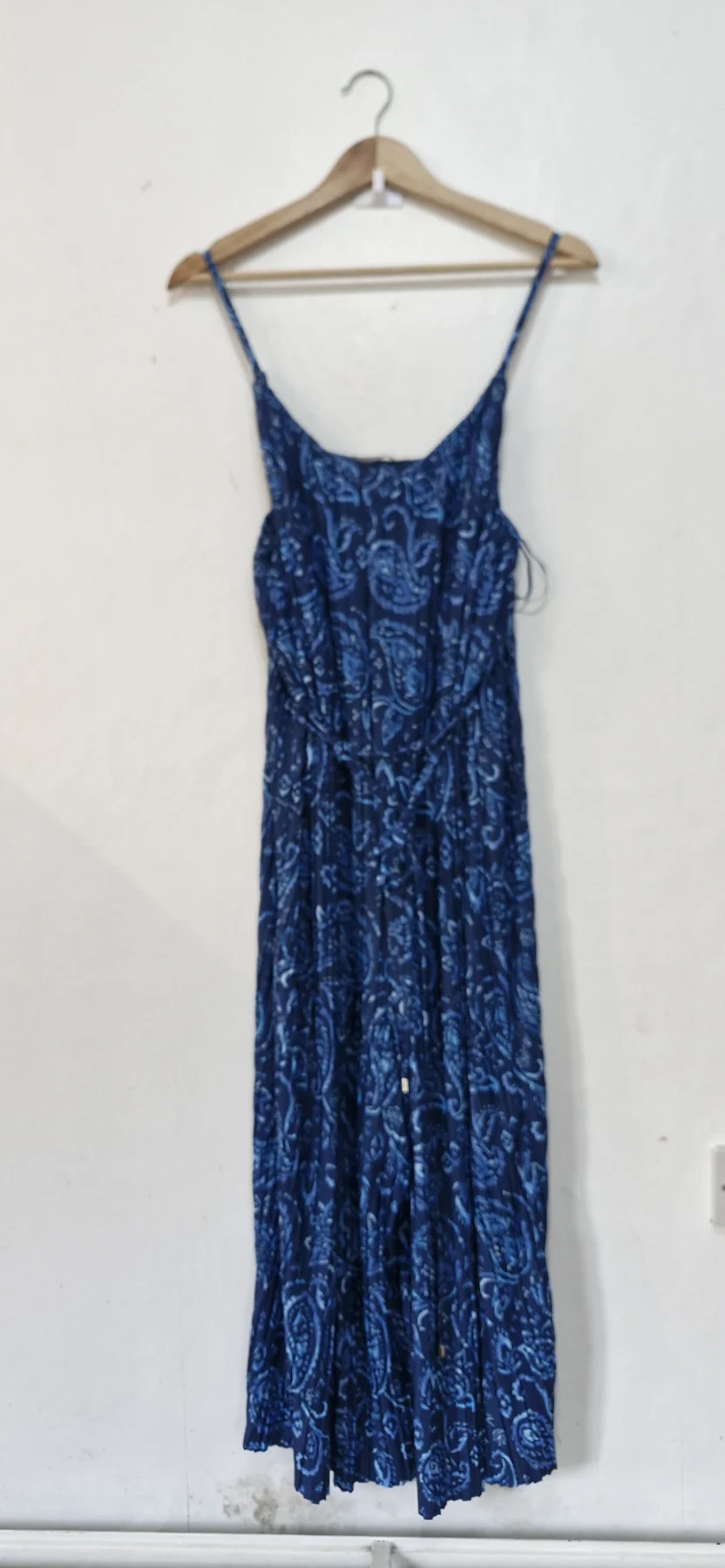 Nutmeg  woman ladies size 16 blue mix  wide leg jumpsuit