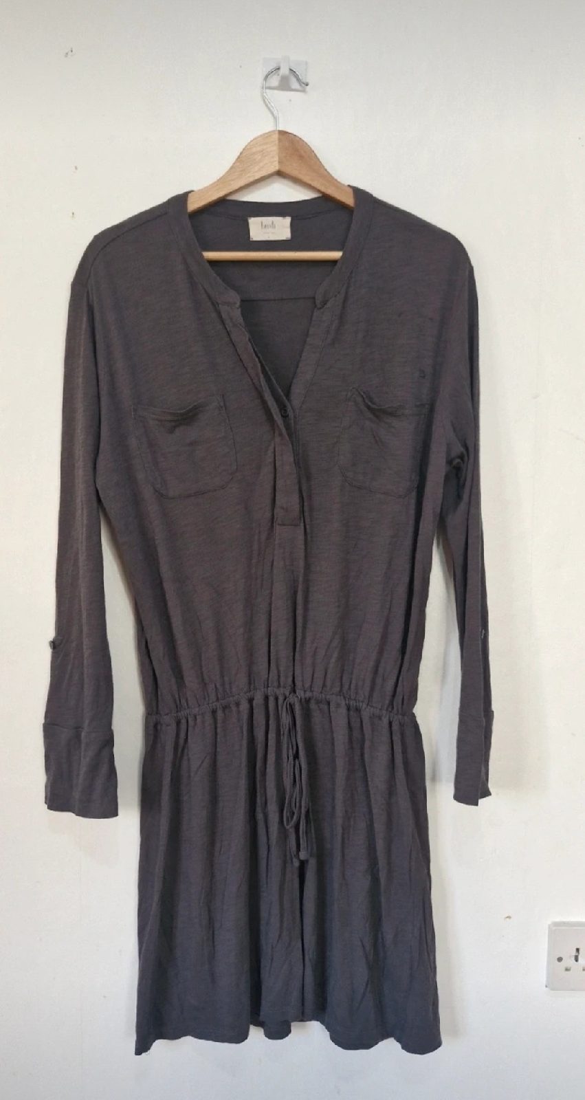 Ladies   size medium long sleeved shirt dress from hush