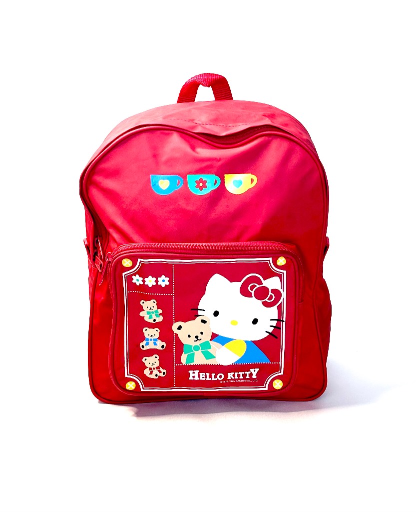 Vintage 1995 Sanrio Hello Kitty Red Backpack