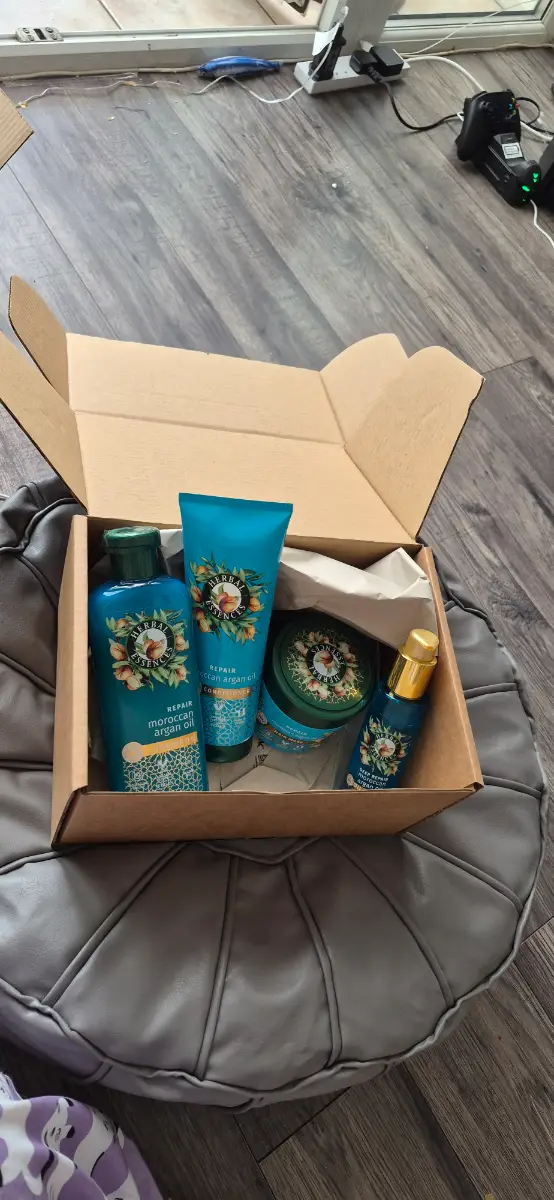 Herbal Essences Argan Oil Shampoo, Conditioner, Hair Mask & Elixir Oil Set ~ Intense Nourishment