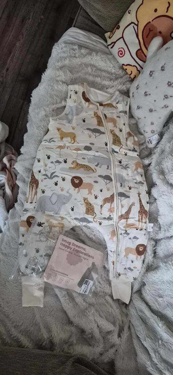 2.5 Tog Baby Sleeping Bag With Legs 3-4 Years ~ Yellow Animal
