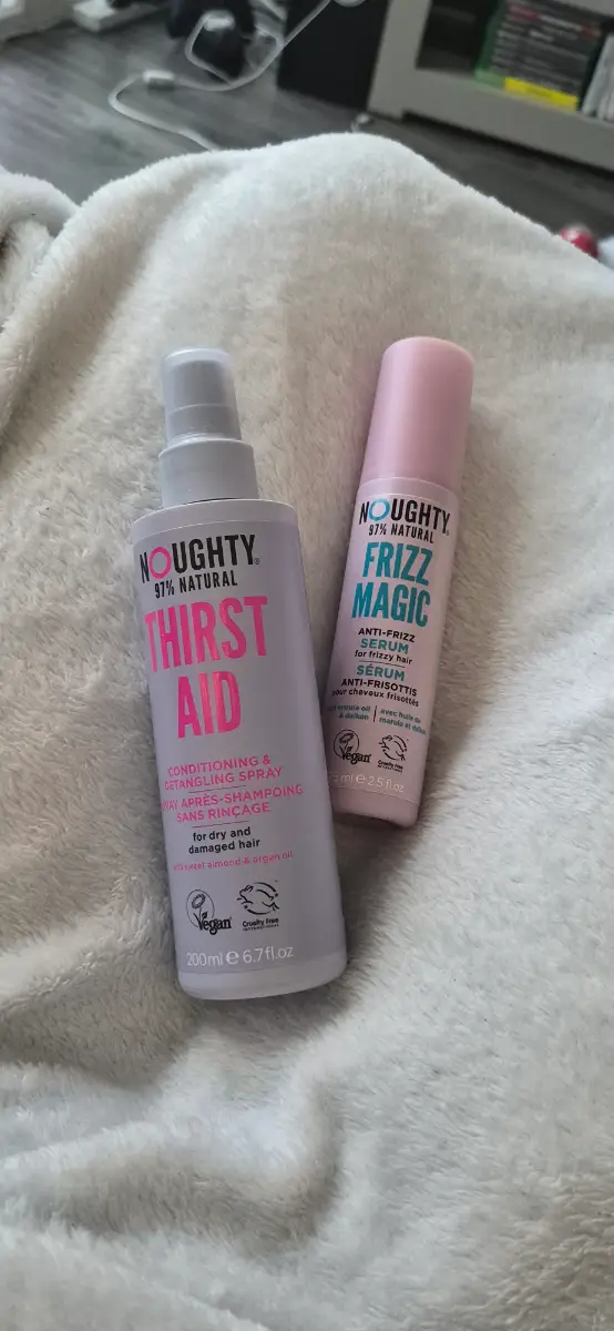 Curly Hair Thirst Aid Conditioner & Frizz Magic Serum Duo Haircare