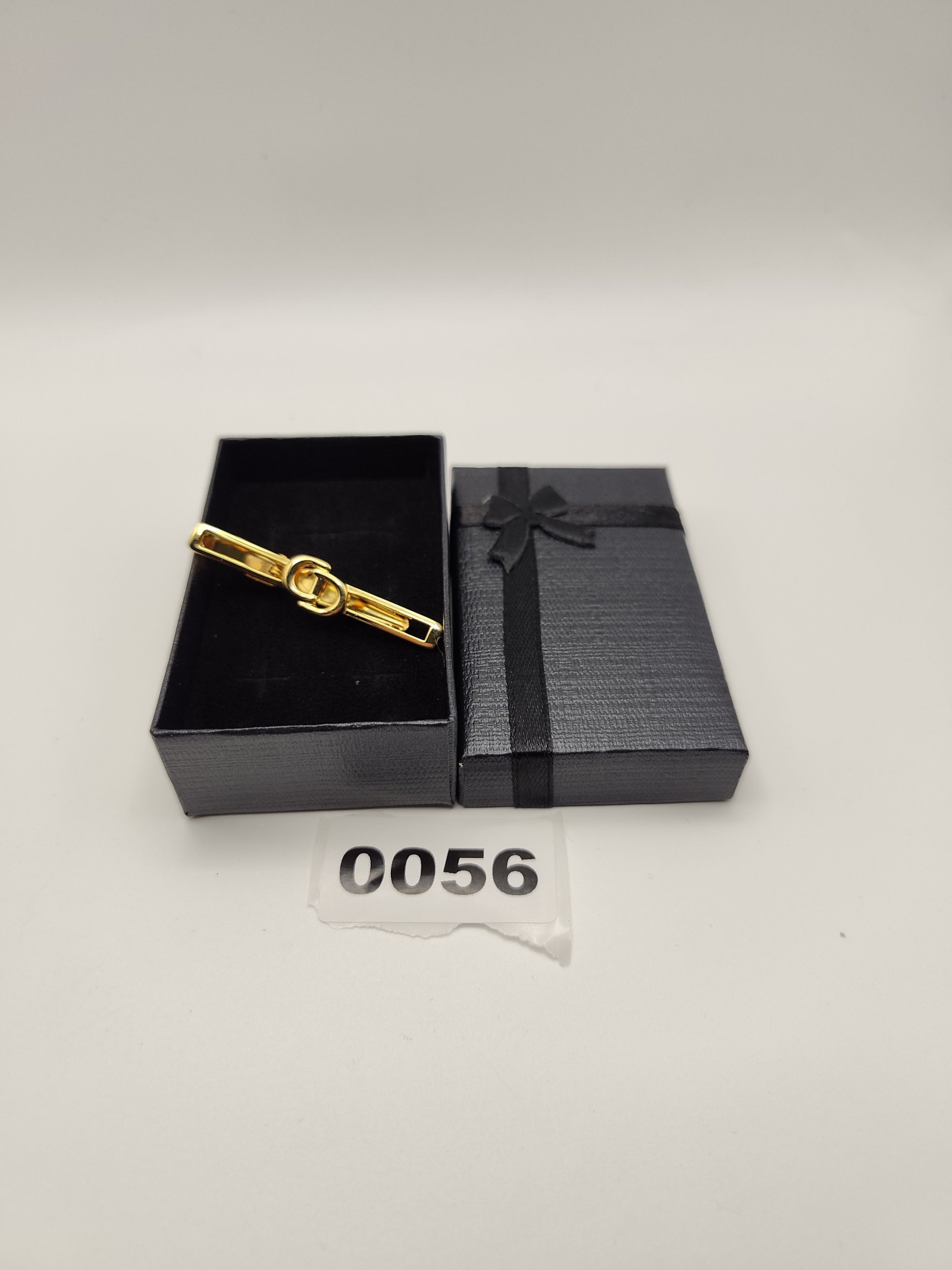 Christian Dior Gold Tone Tie Clip