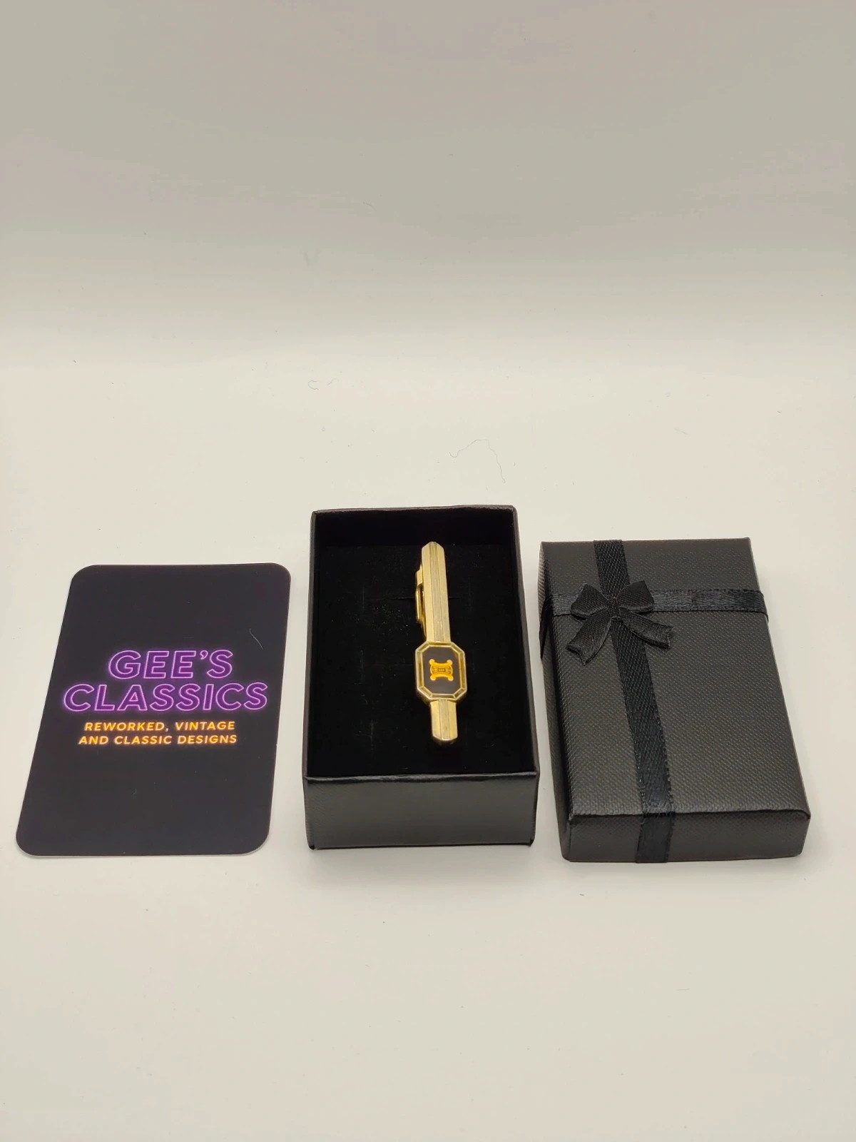 Celine vintage tie clip