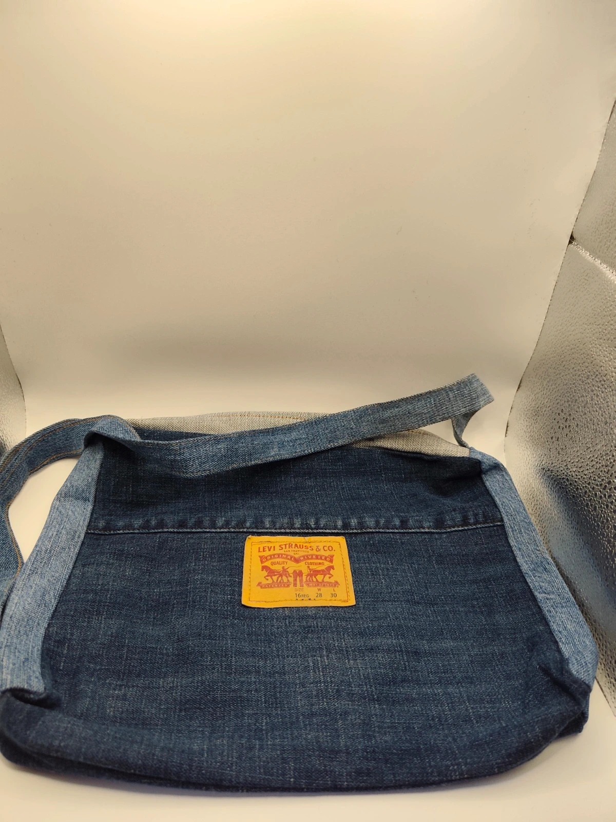 Unique Levi's handbag made from genuine vintage jeans