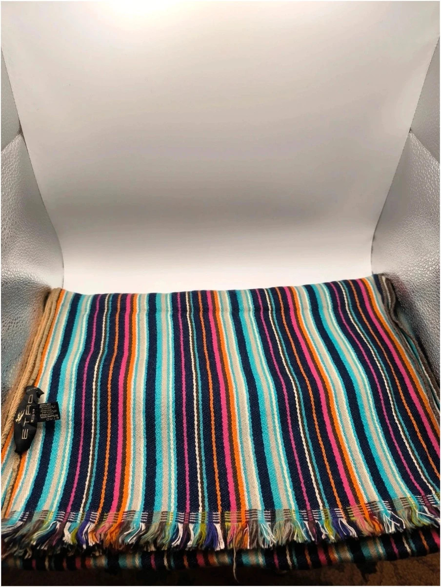 Etro striped vintage scarf