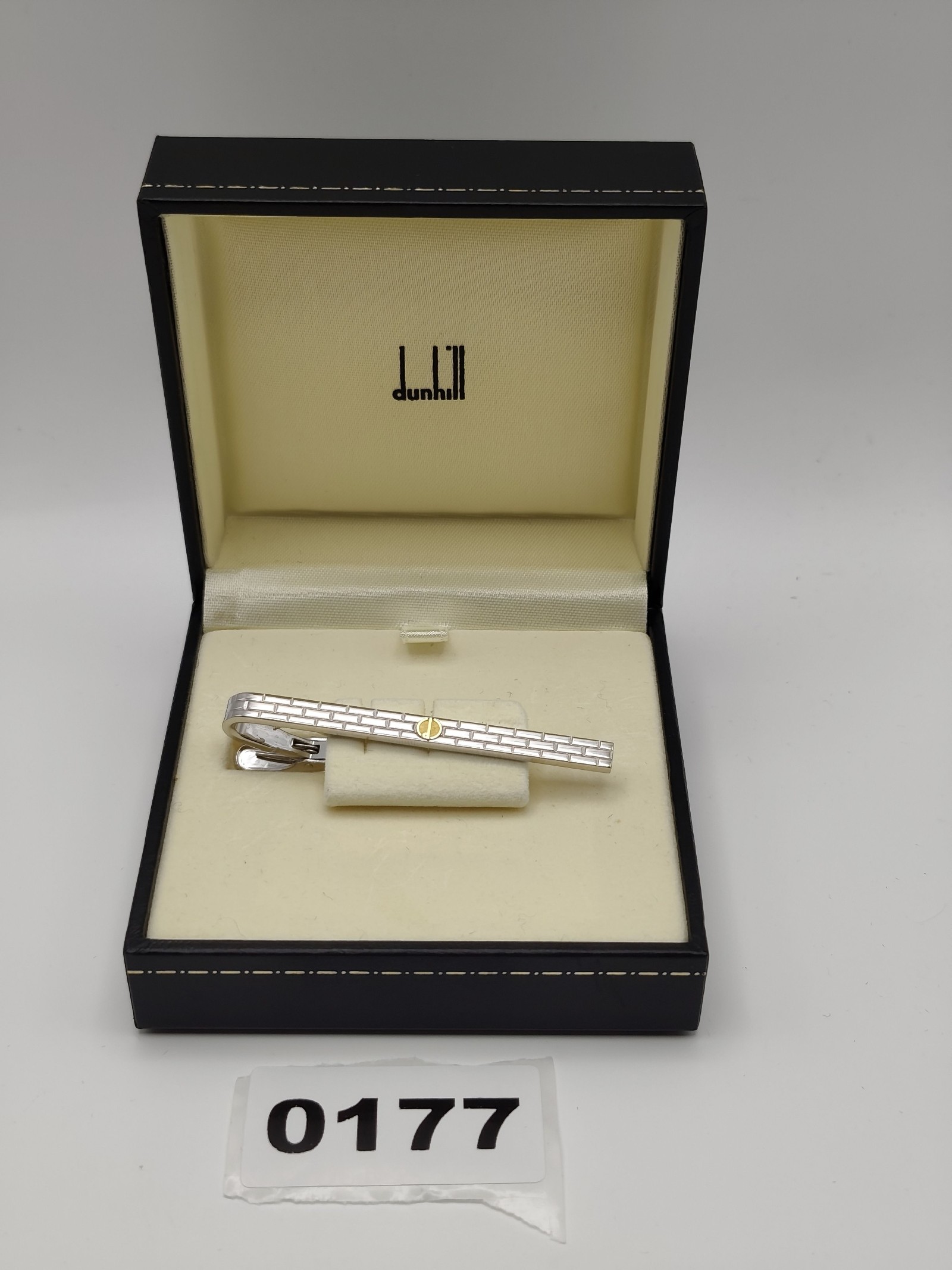 Dunhill Men's Silver & Gold tone Tie Clip