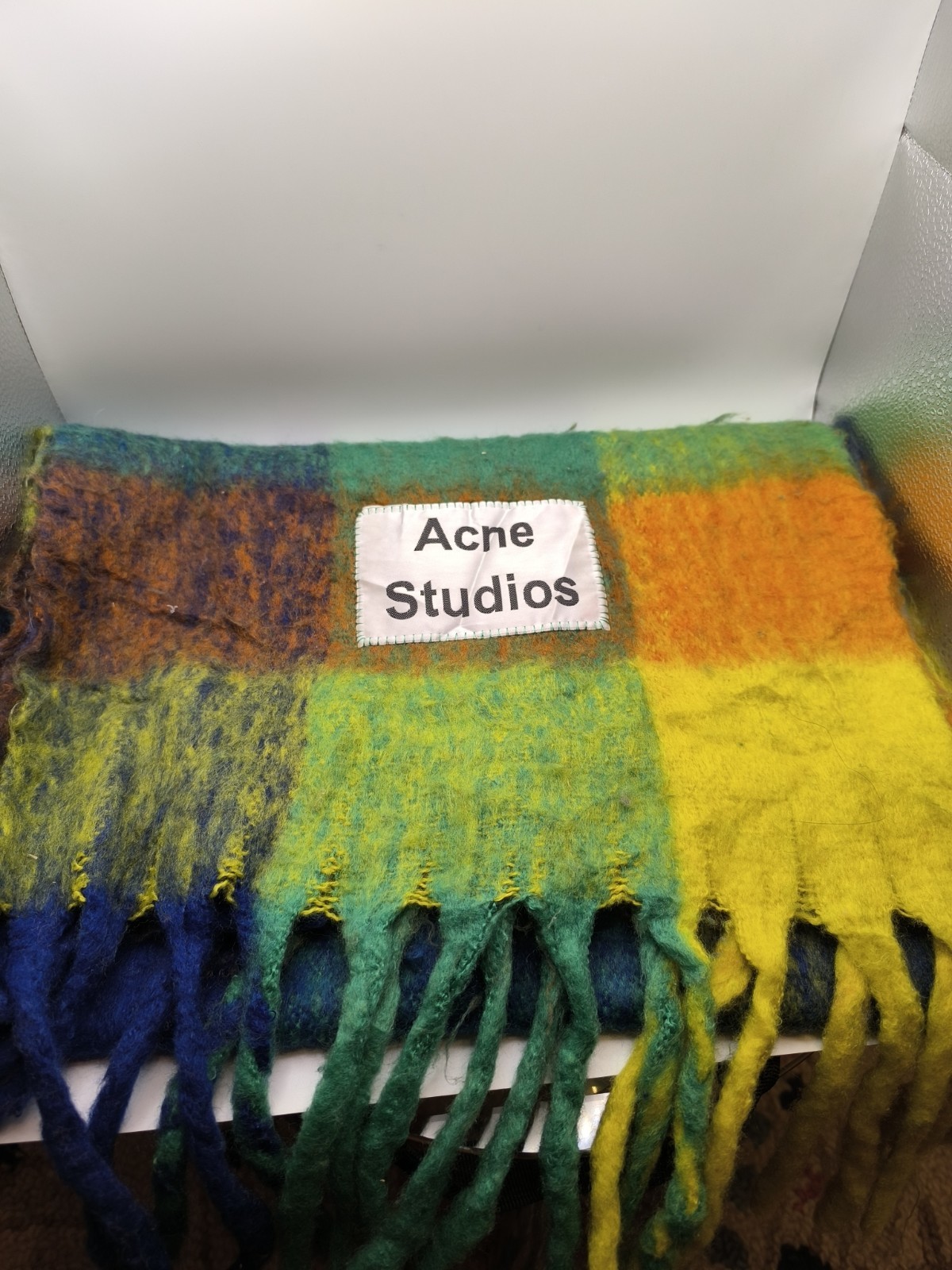 Acne Studios Scarf Preloved Large Multicoloured Scarf