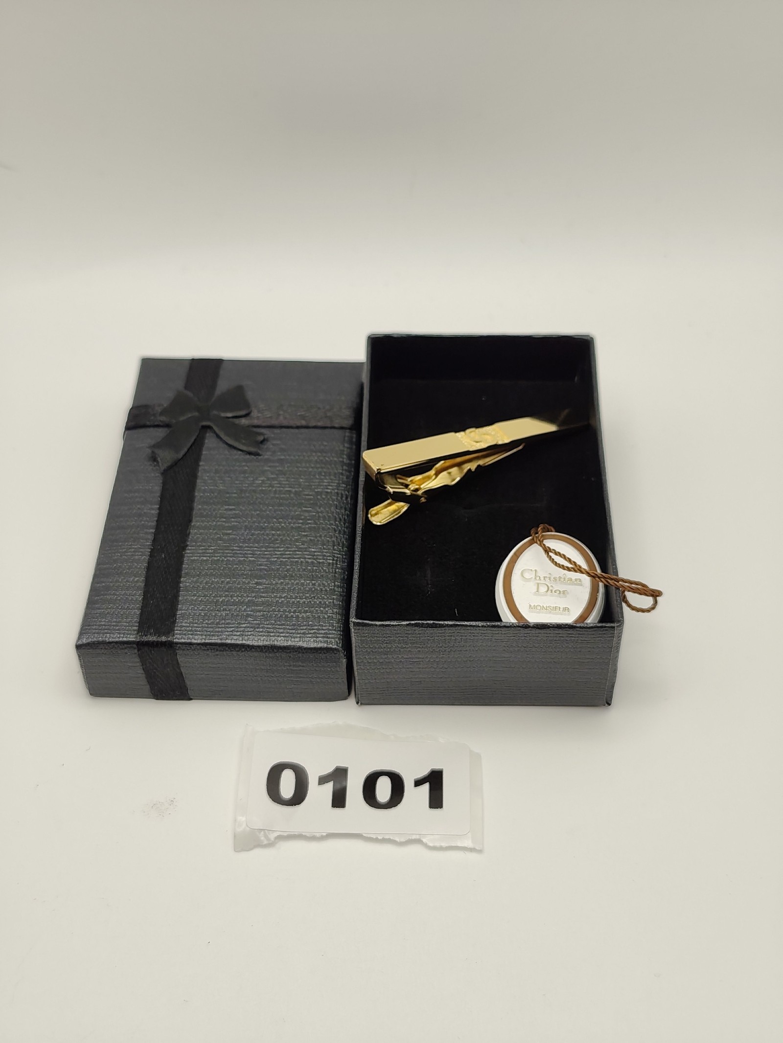 Christian Dior Gold Tone Men's Tie Clip