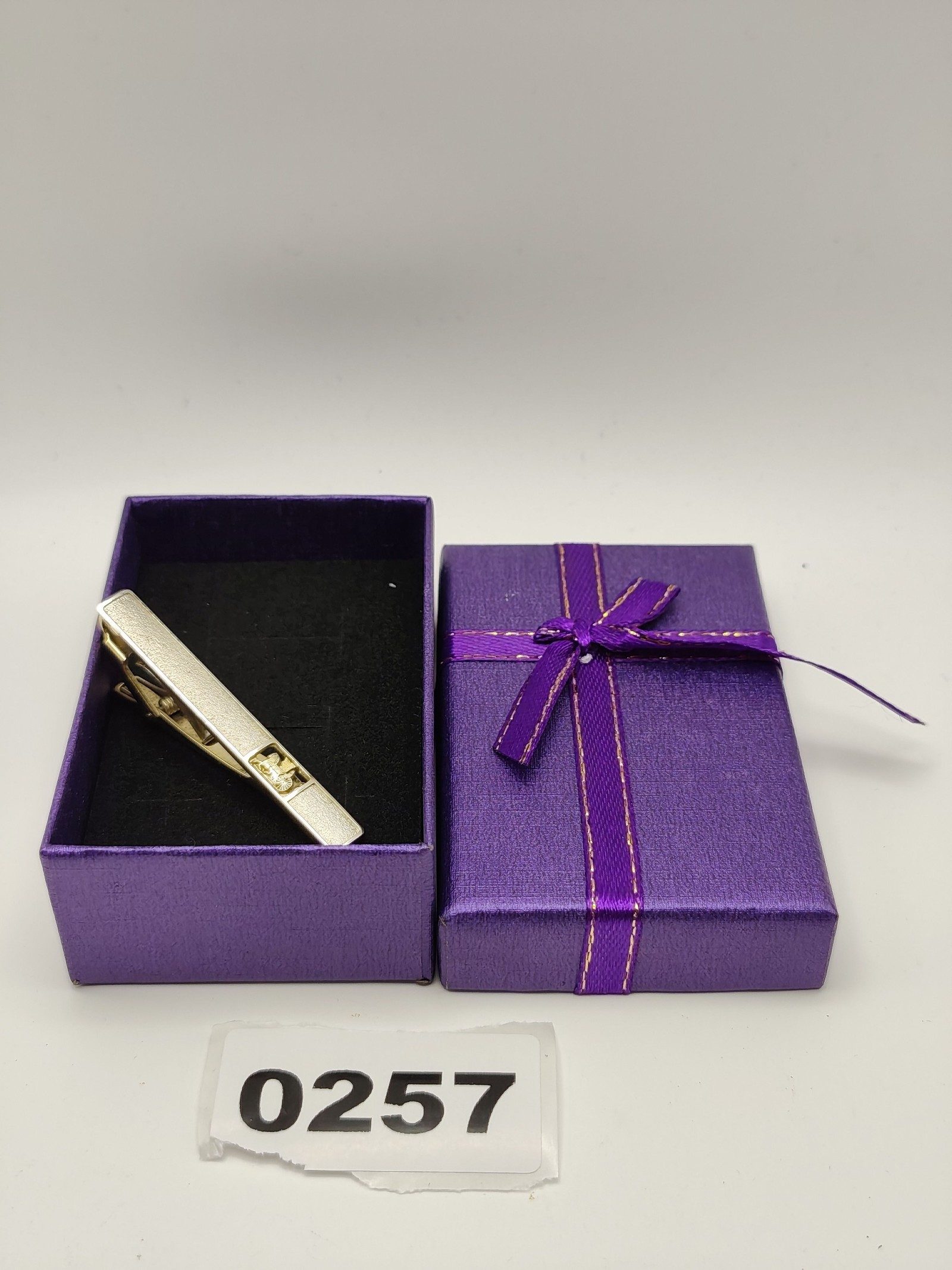 Celine Gold Tone Men's Tie Clip with Logo
