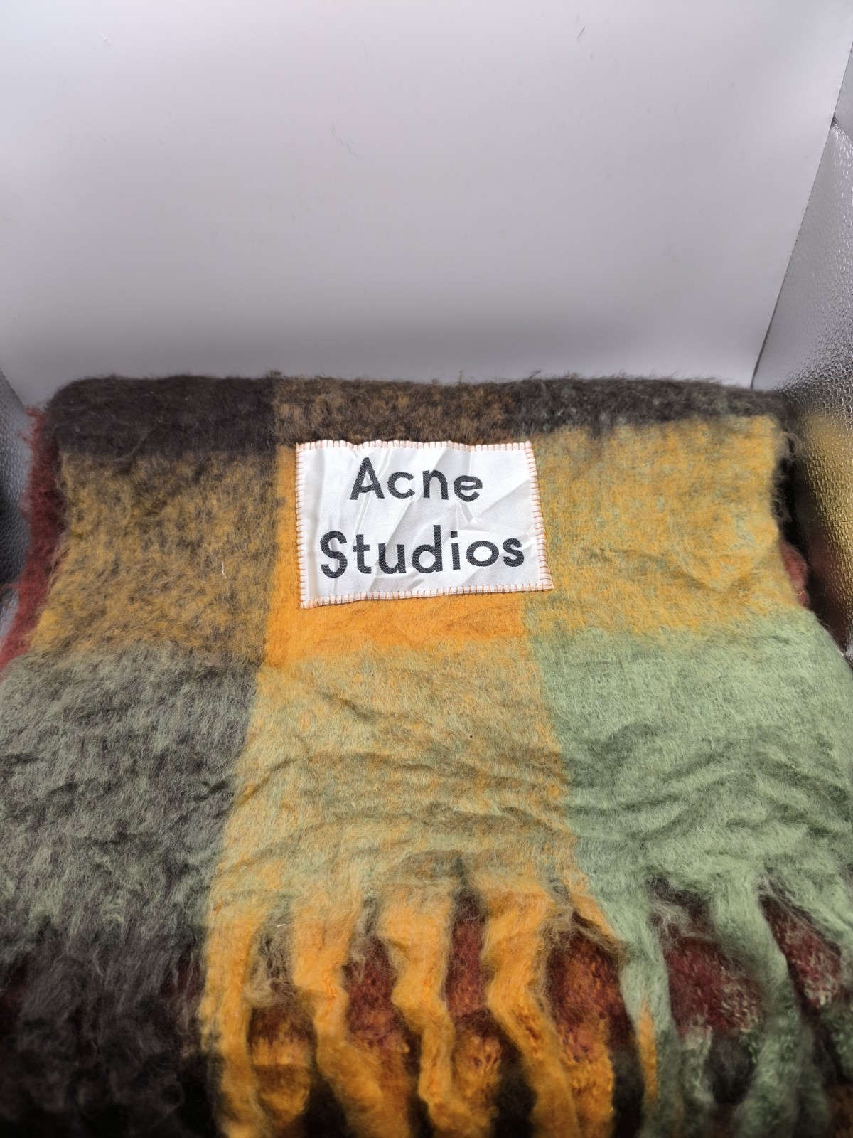 Acne Studios Scarf Preloved Large Multicoloured Scarf
