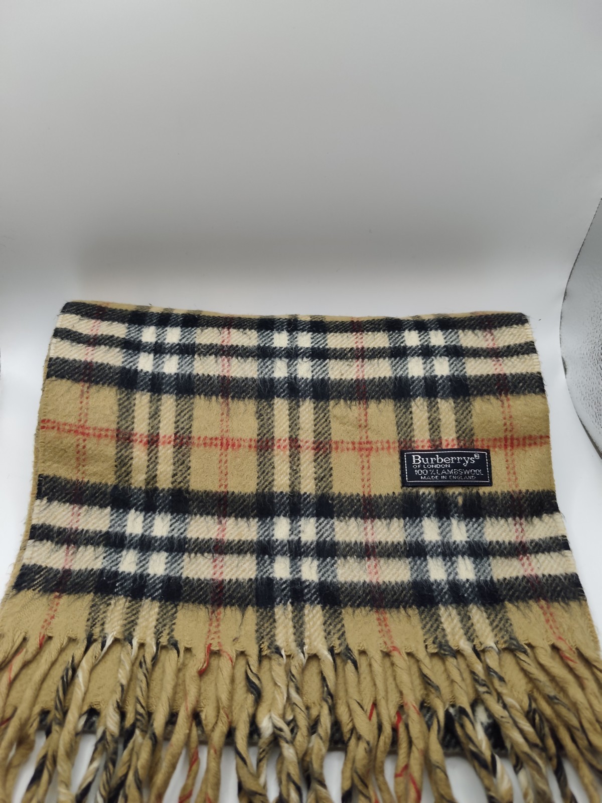 Burberry Y2K Vintage Reversible Scarf Grade C