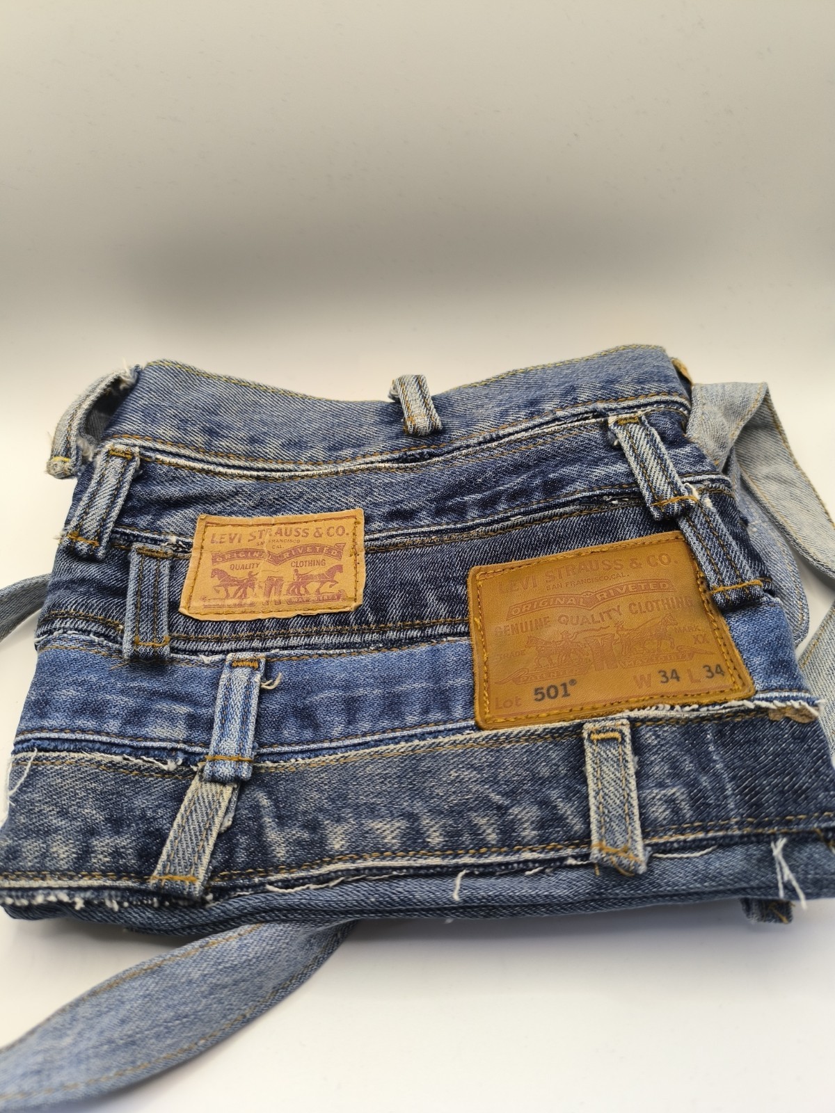 Reworked Upcycled Levi's Handbag Made From Genuine Vintage Levi's Jeans