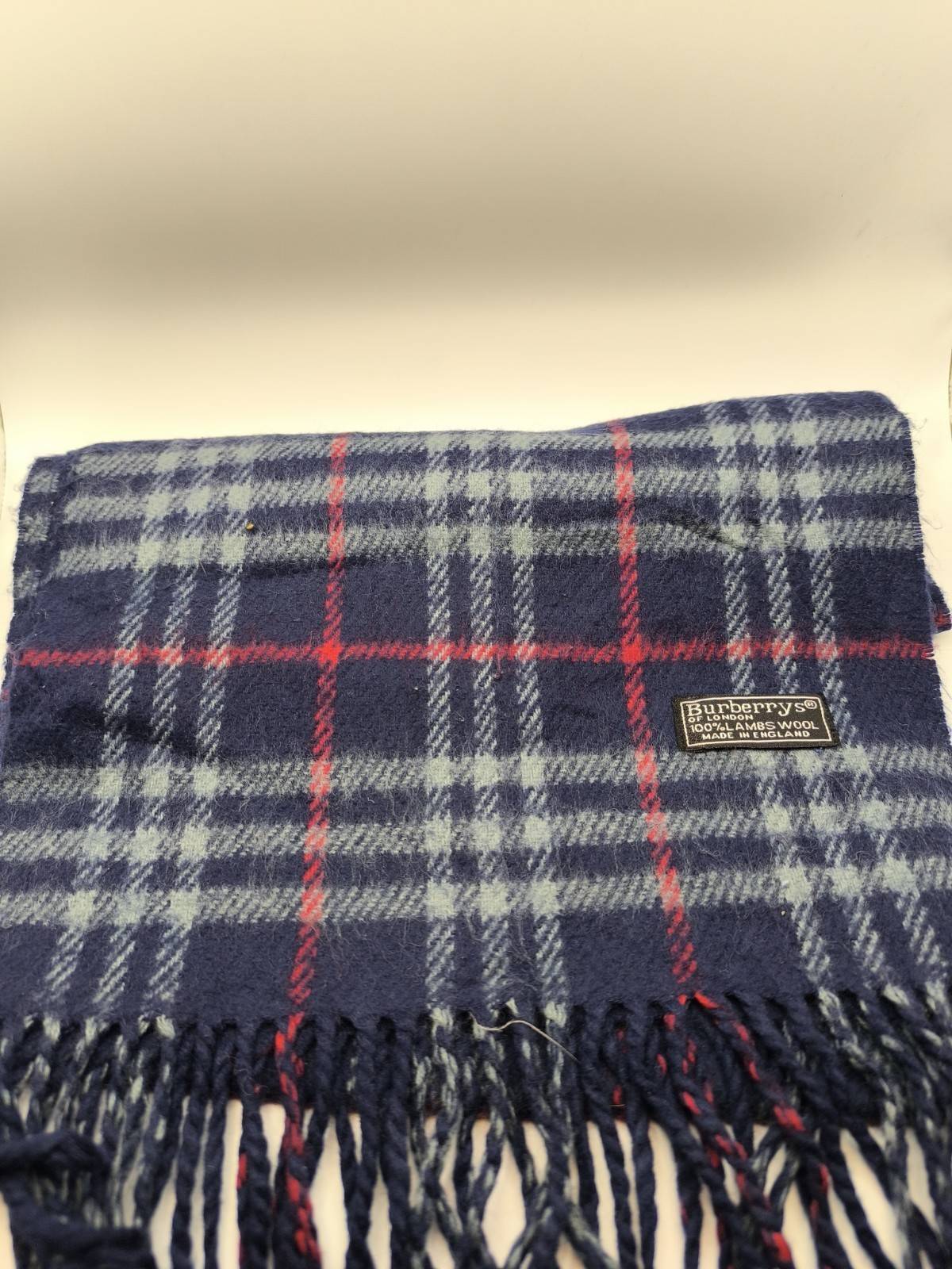 Burberry Y2K Vintage Reversible Scarf Grade C