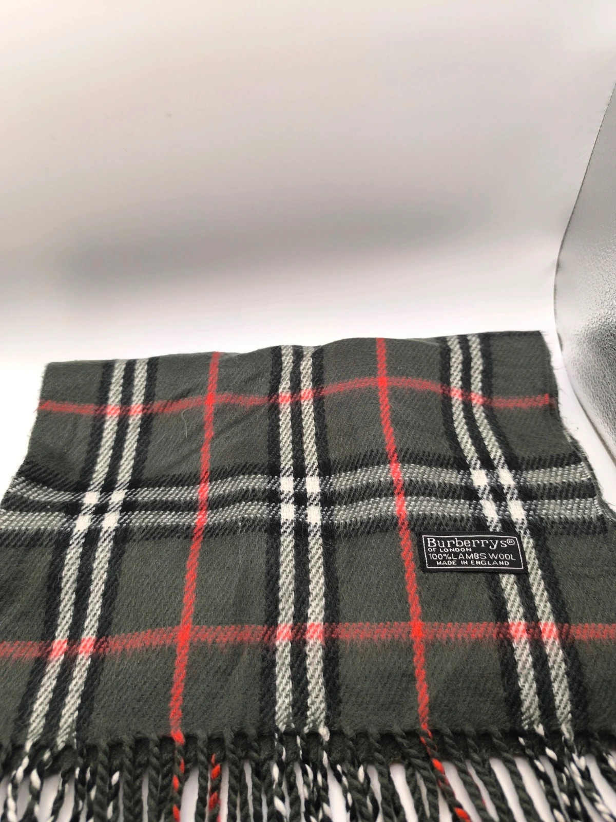Burberry Y2K vintage reversible scarf