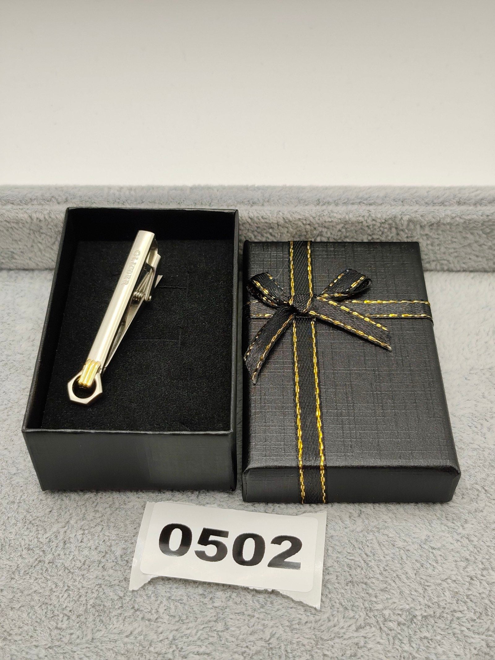 Oliver Silver & Gold Tone Men’s Tie Clip 6 cm