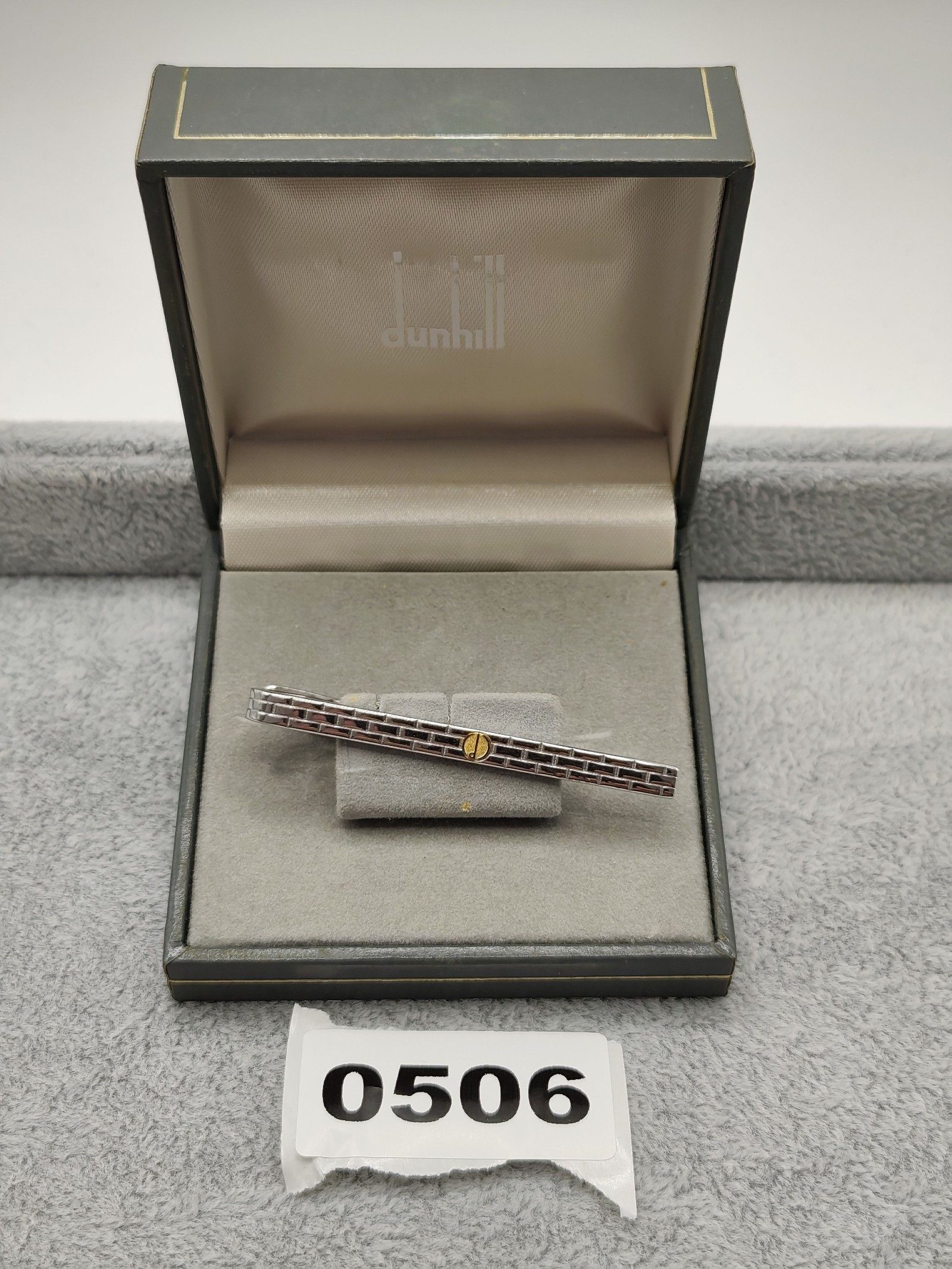 Dunhill Silver & Gold Men’s Tie Clip with Gift Box Other