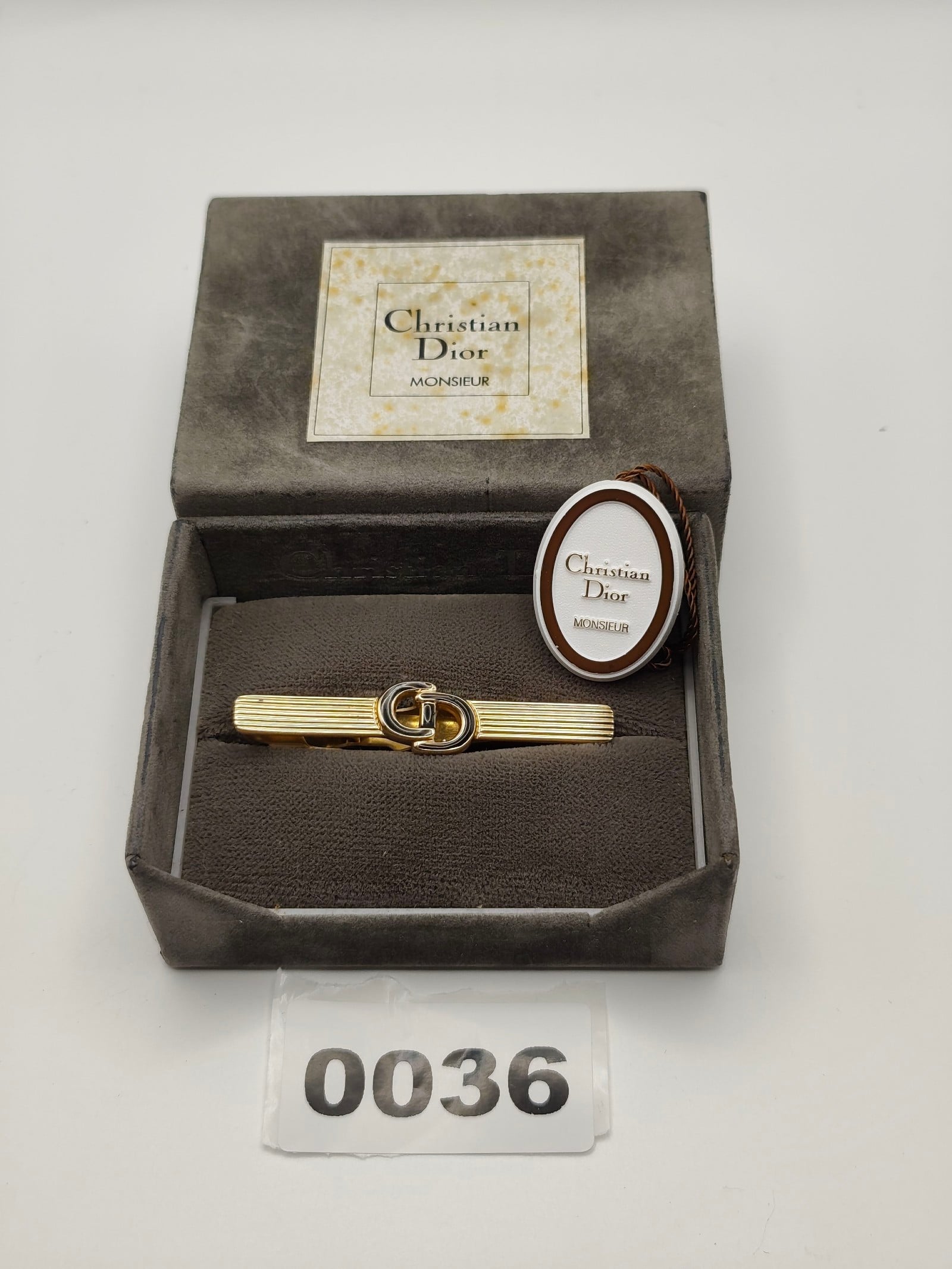 Christian Dior Gold-tone Monsieur Tie Clip Men Other