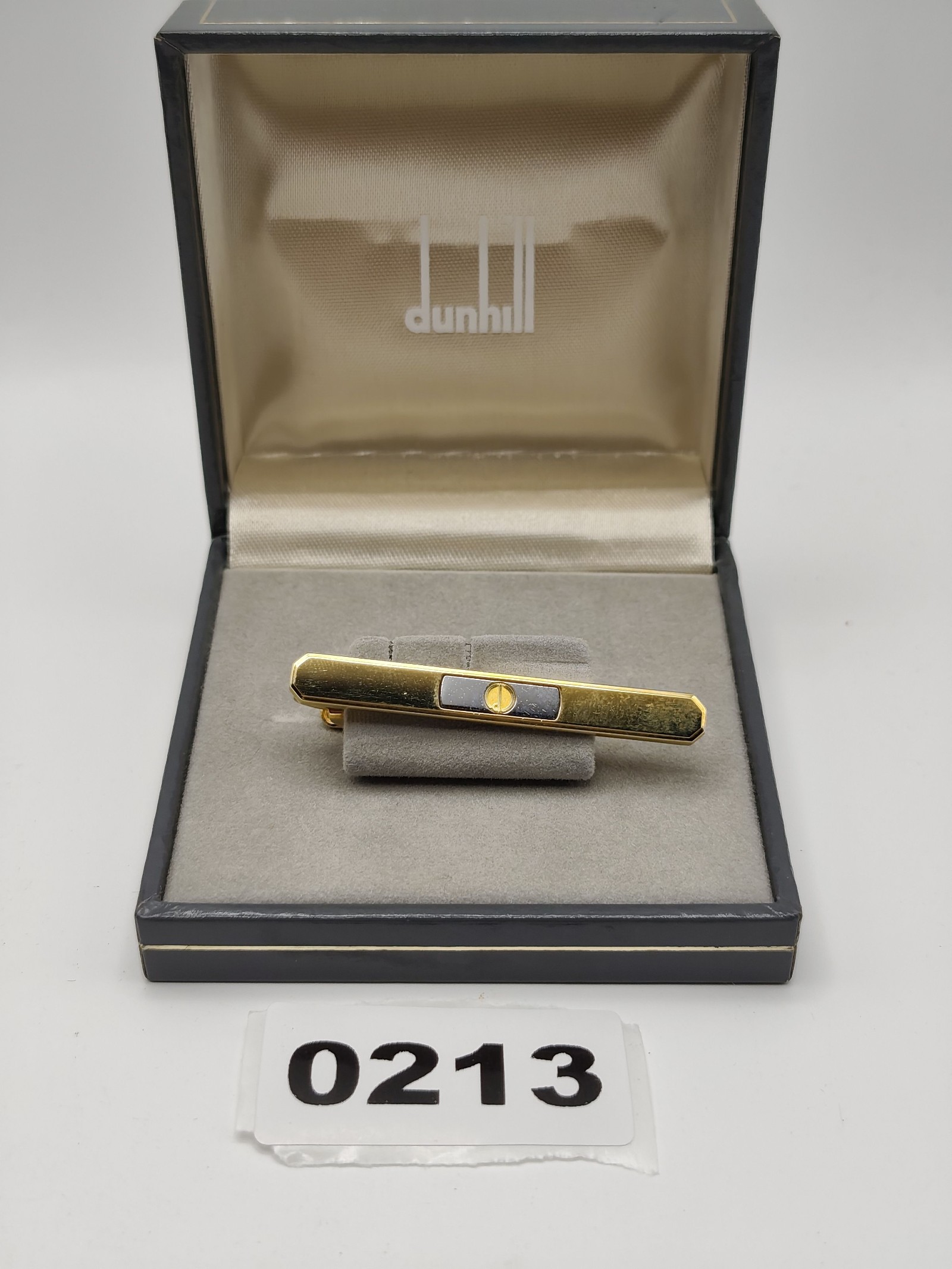 Dunhill Gold & Silver Men's Tie Bar Clip with Logo Other