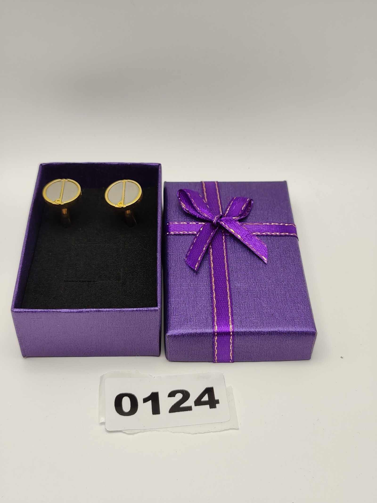 Dunhill Men Gold and Silver tone Round Cufflinks