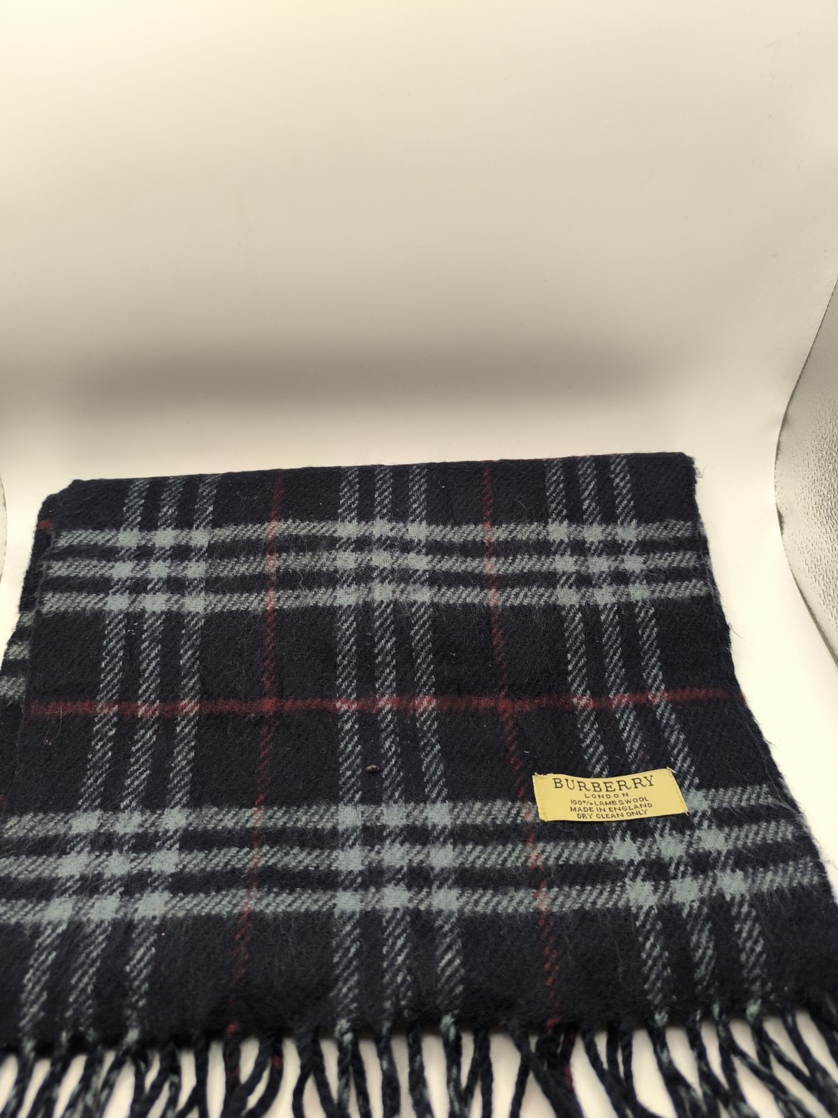 Burberry Y2K Vintage Reversible Scarf Grade C