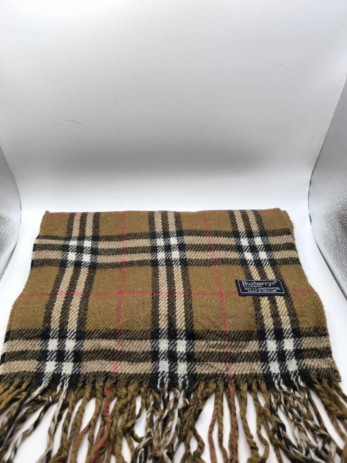 Burberry Y2K Vintage Reversible Scarf Grade C