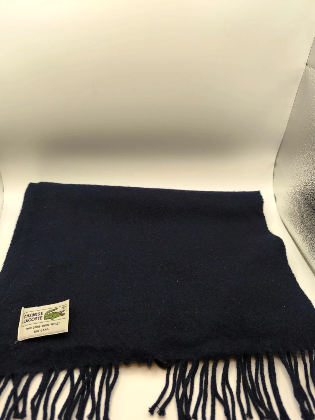 Lacoste navy blue scarf Great condition