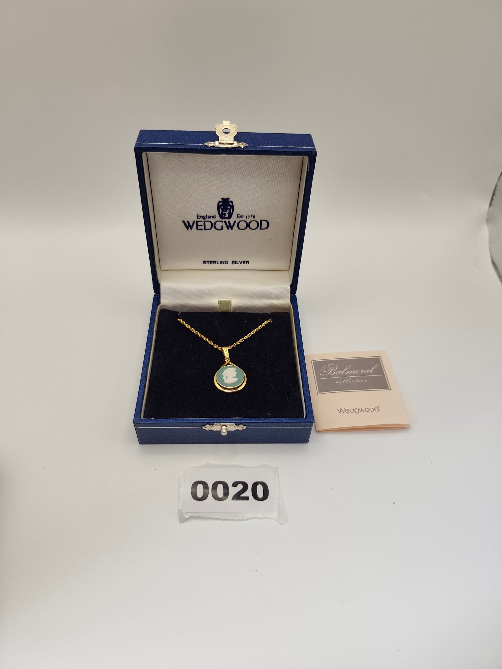 Wedgwood Gold Plated Cameo Pendant Necklace Women Other