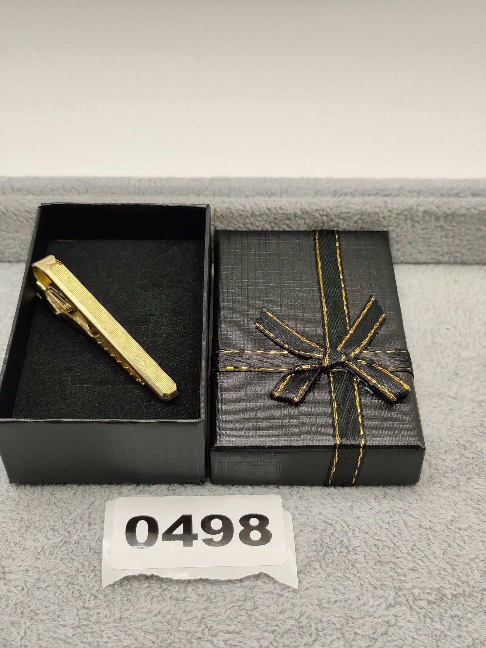 Burberry Men's Gold Tie Clip with Box