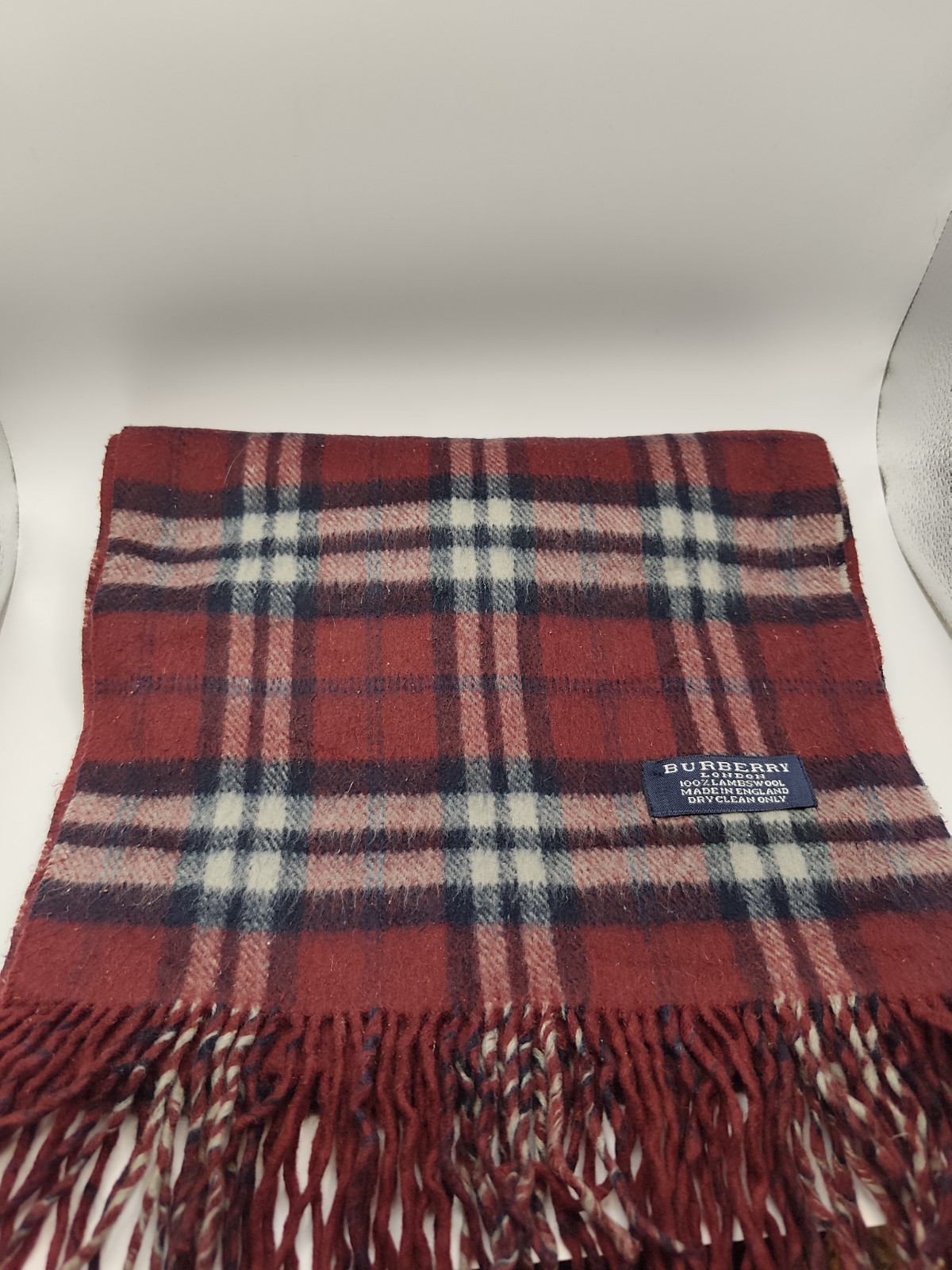 Burberry Y2K Vintage Reversible Scarf Grade C