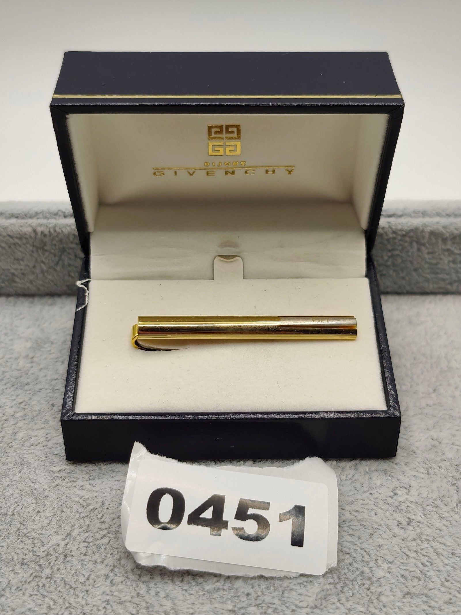 Givenchy Men Gold & Silver Tone Tie Clip with Box Other