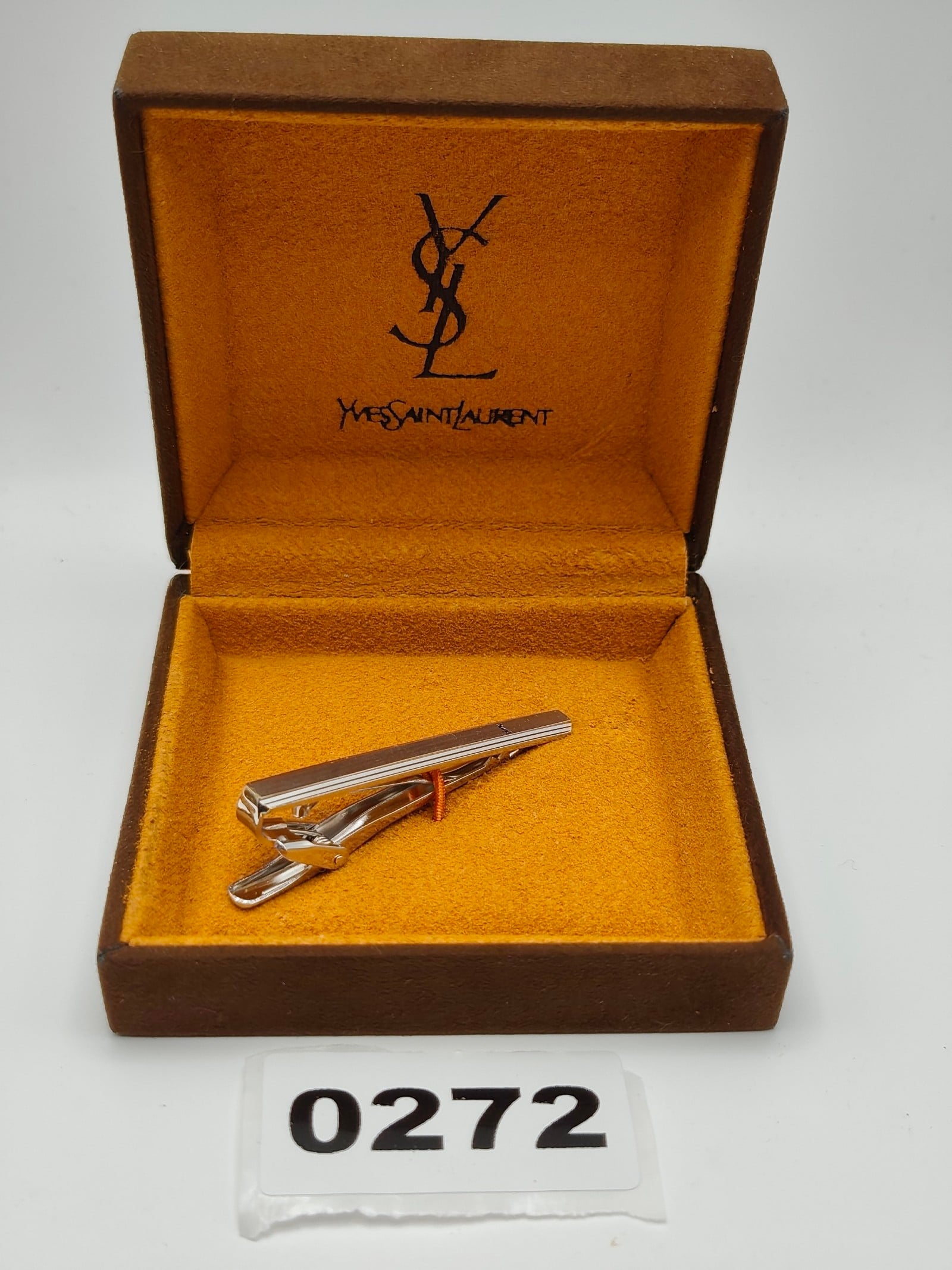 Yves Saint Laurent Silver Tie Clip Men Other