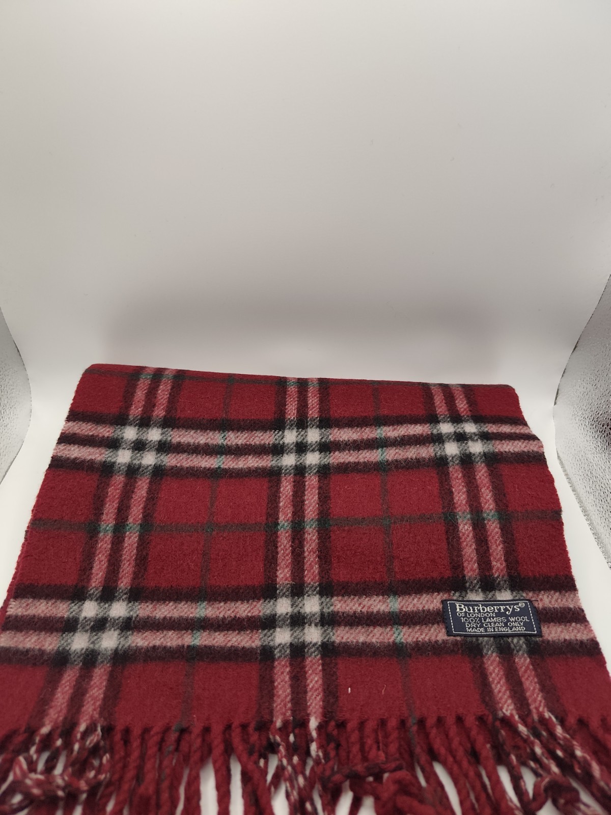 Burberry Y2K Vintage Reversible Scarf Grade C