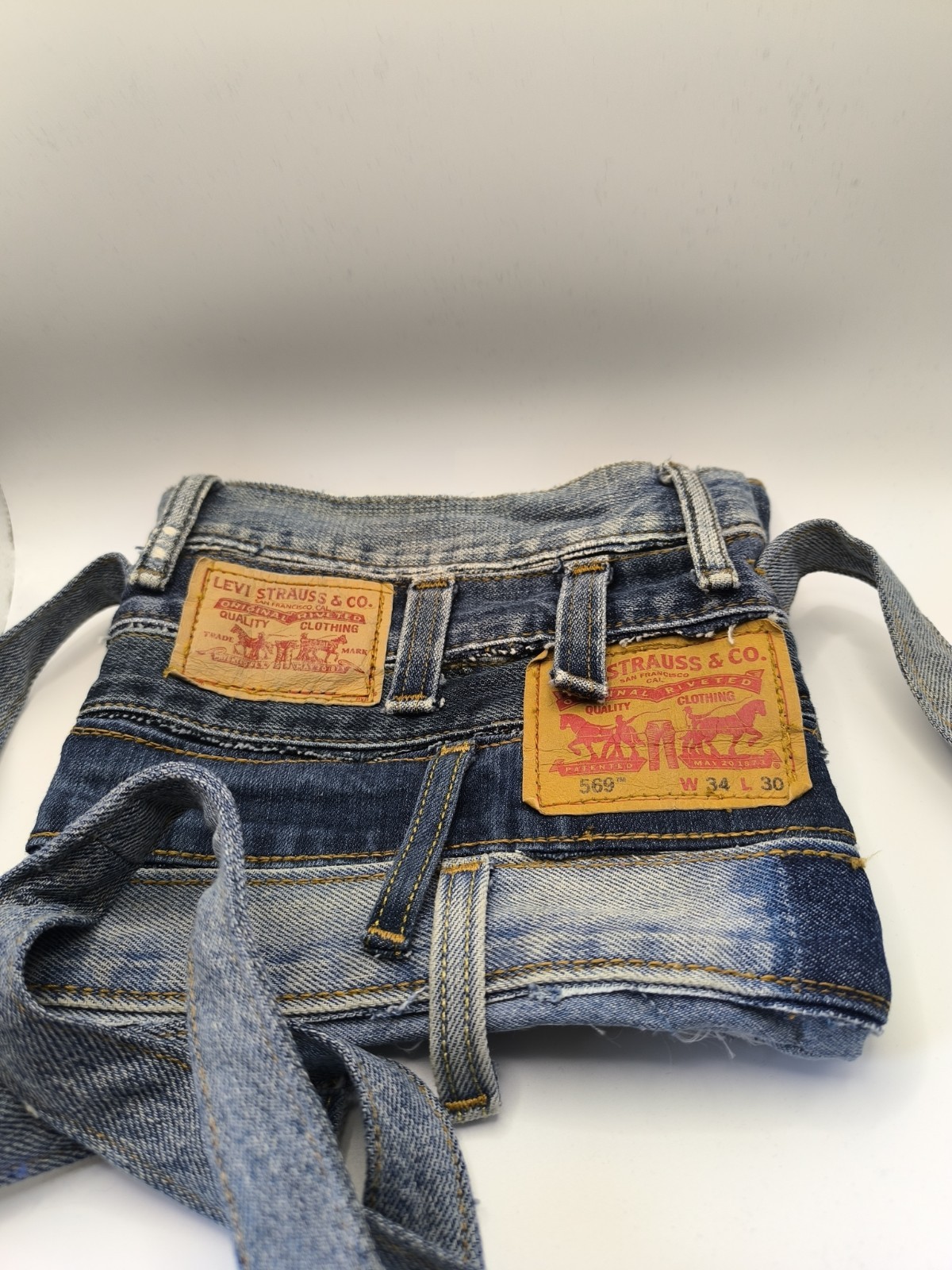 Reworked Upcycled Levi's Handbag Made From Genuine Vintage Levi's Jeans