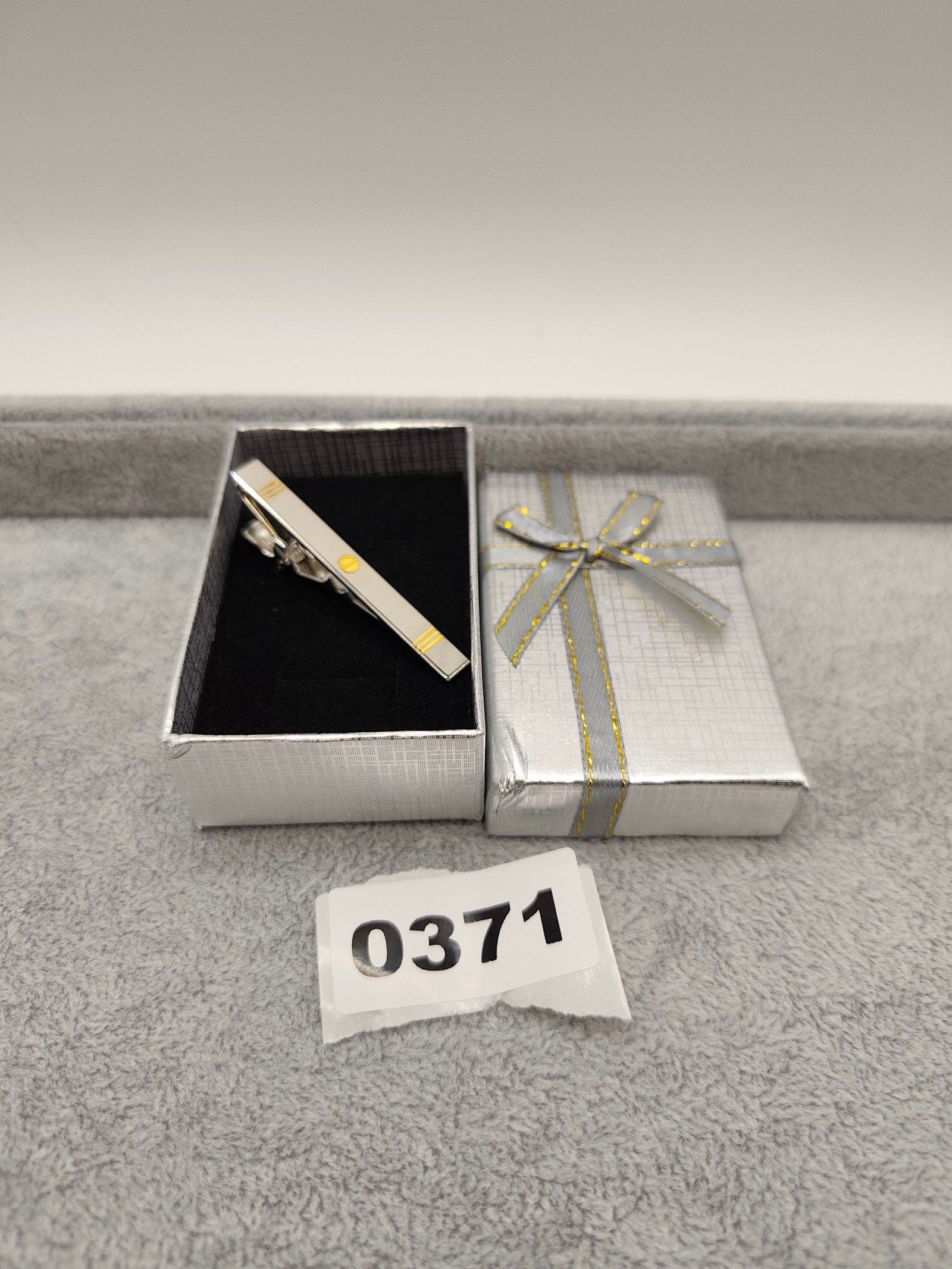 Dunhill Silver & Gold Motif Tie Clip Men Other